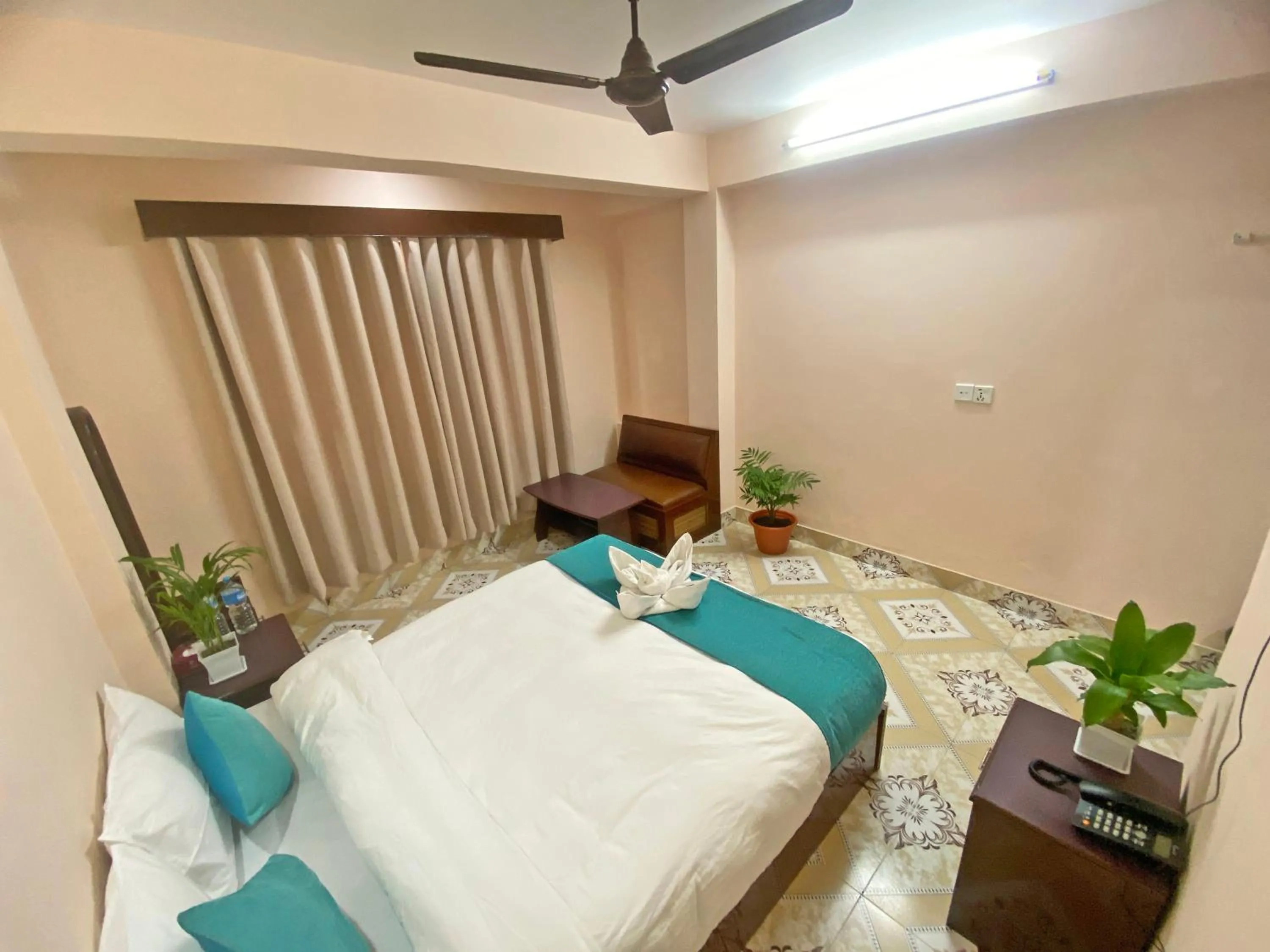 Bed in Hotel Resunga Arjun