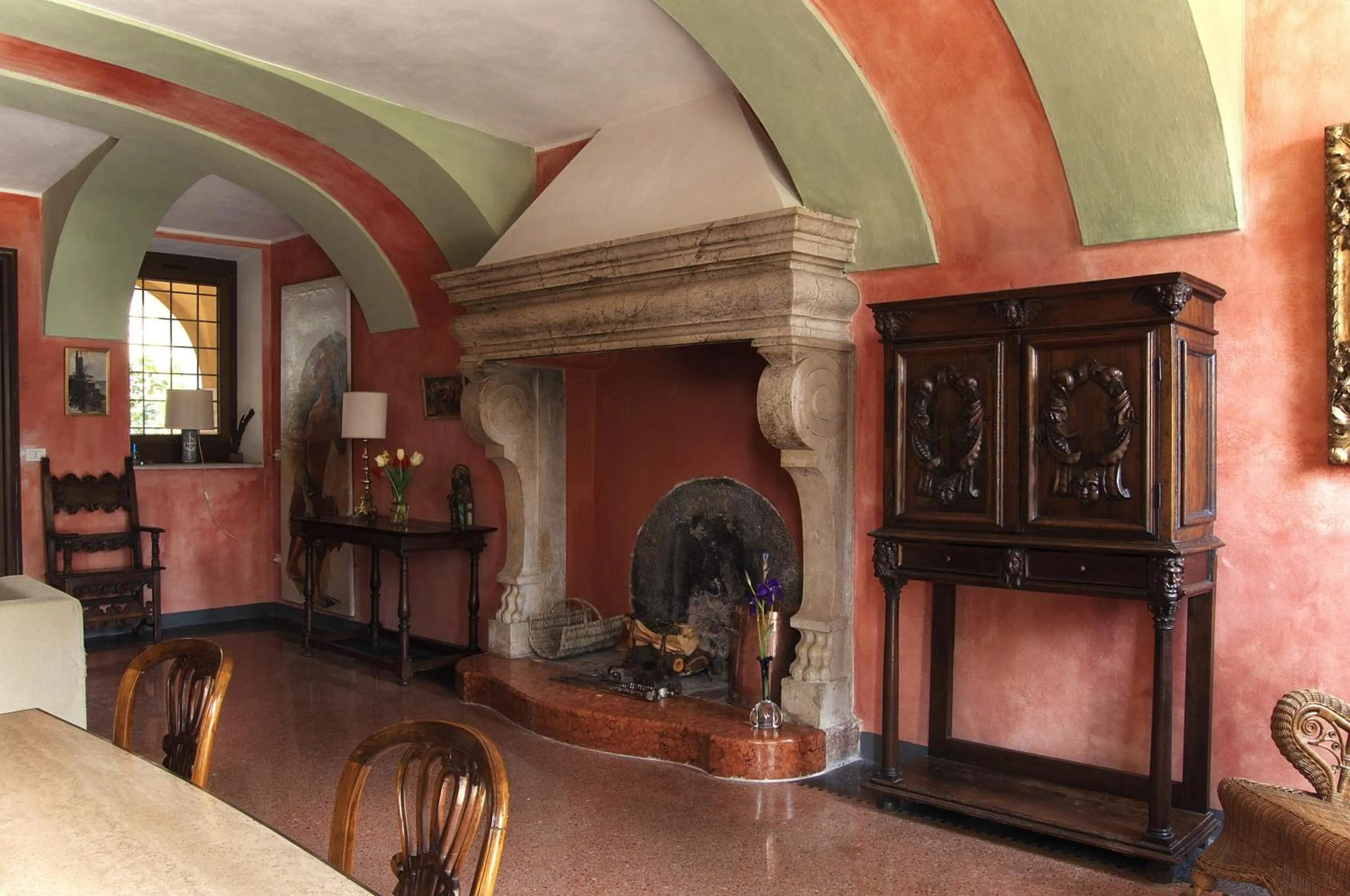 Decorative detail in B&B Corte delle Muse