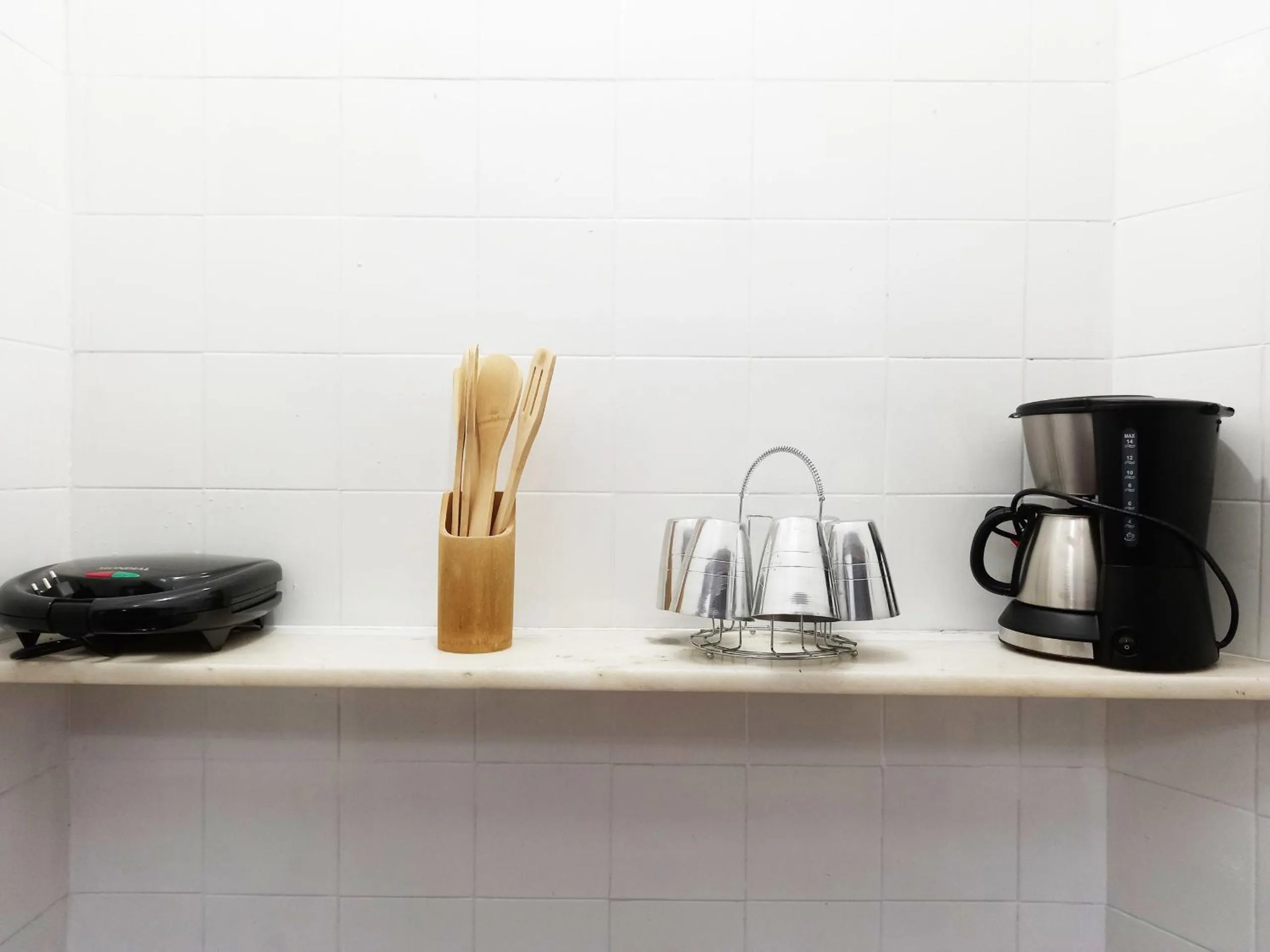 Studio na Praia de Copacabana, maquina de lavar