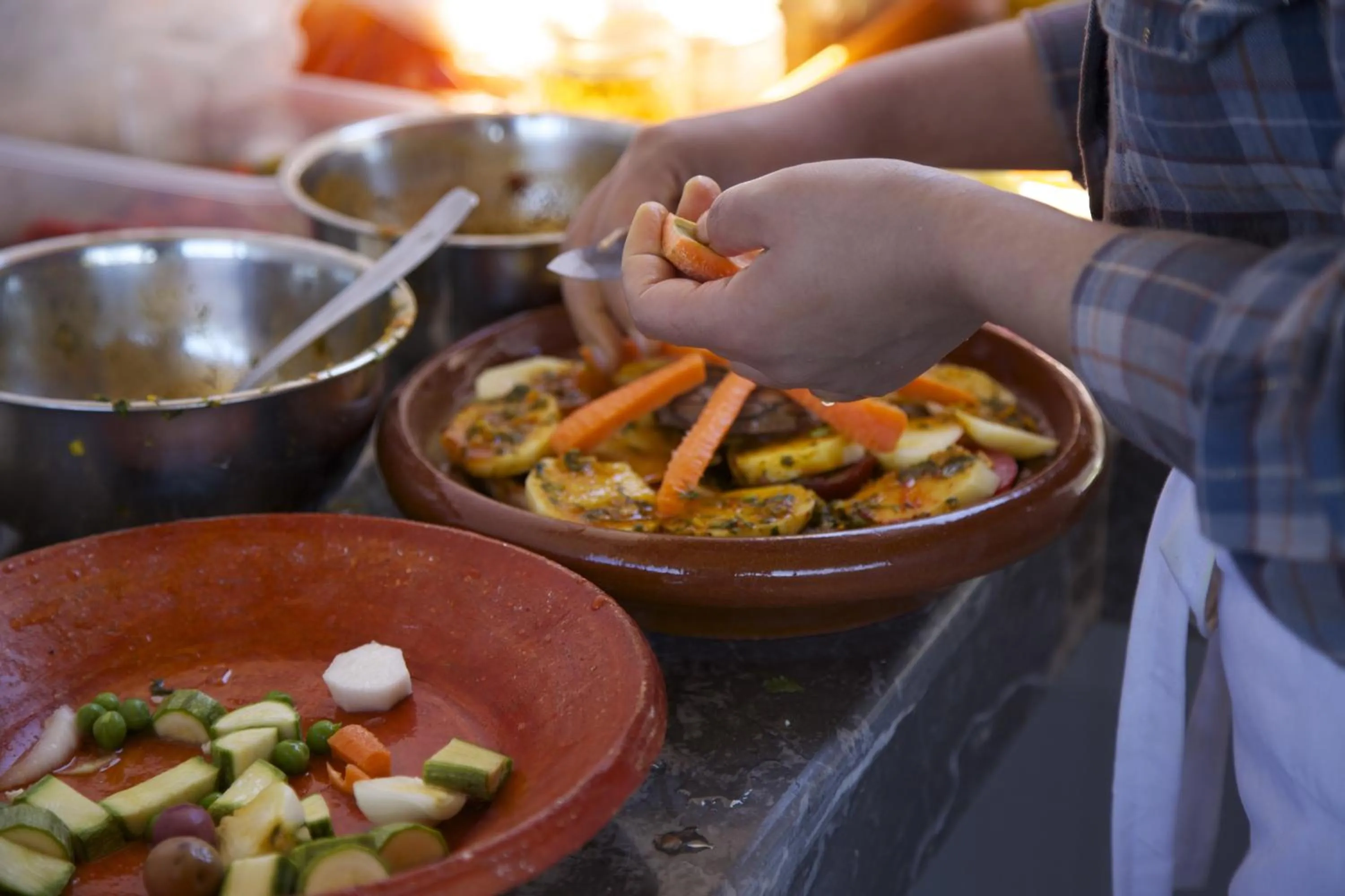 Decorative detail in Dar El Mandar - Ferme & Table d'Hôte Berbère