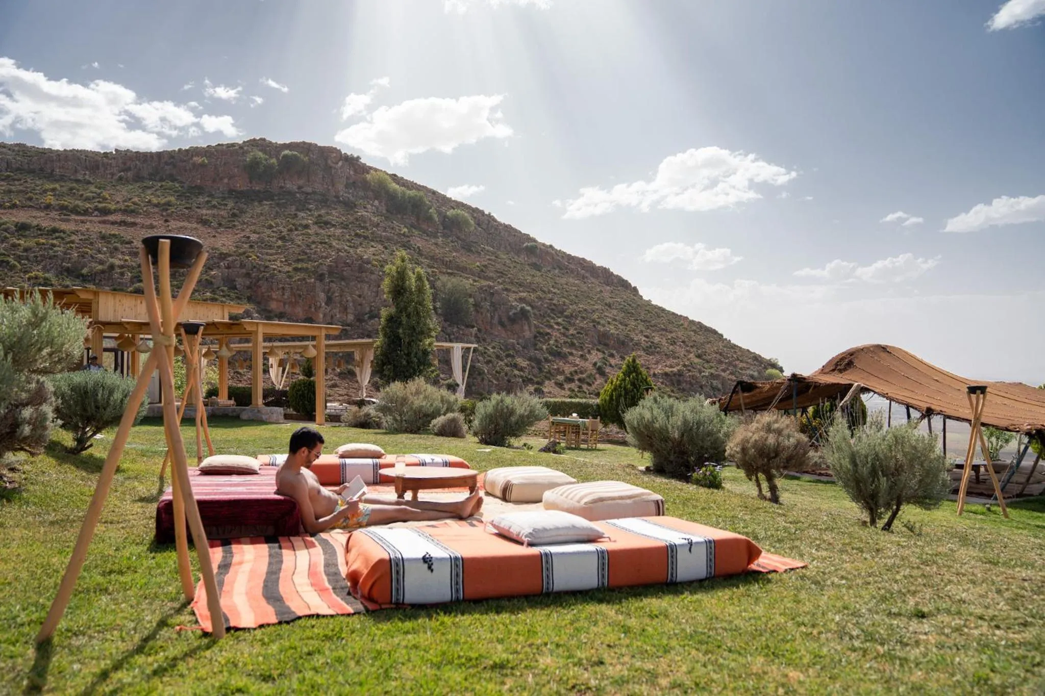 Garden in Dar El Mandar - Ferme & Table d'Hôte Berbère