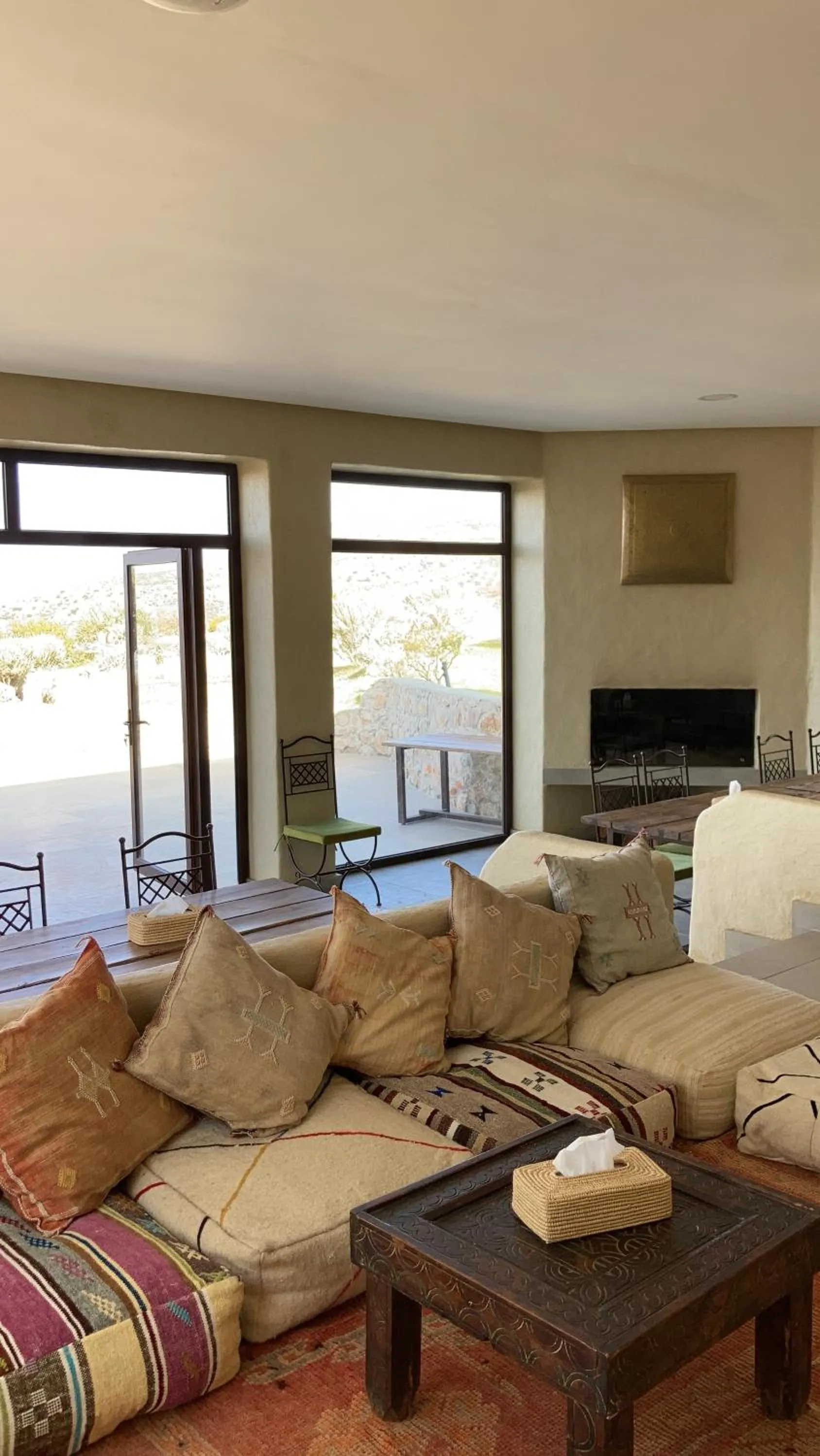 Living room in Dar El Mandar - Ferme & Table d'Hôte Berbère