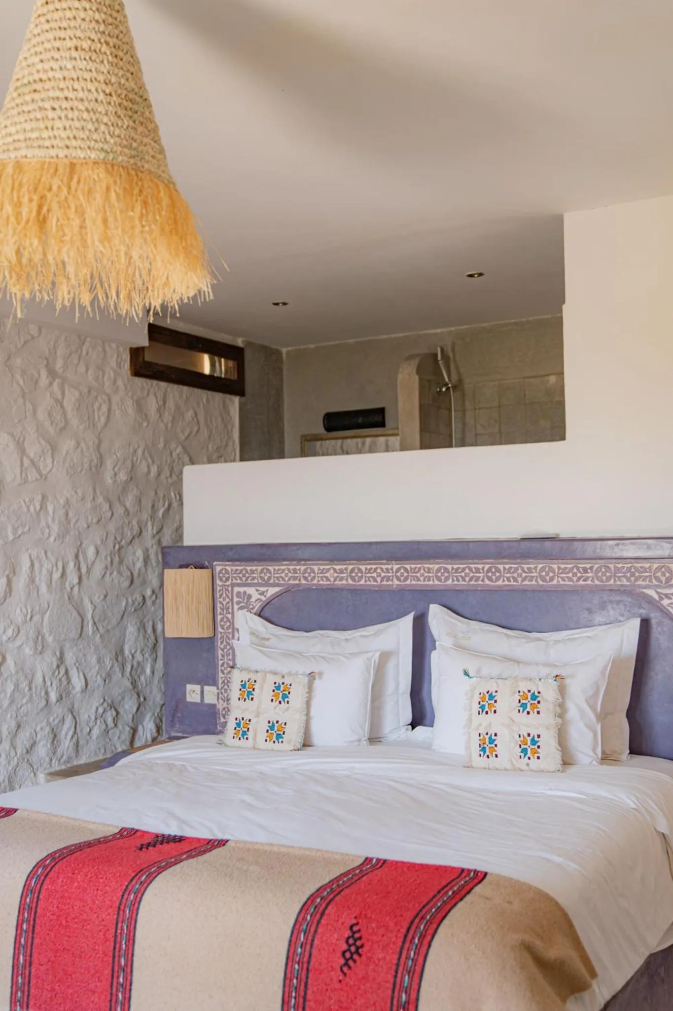 Decorative detail, Bed in Dar El Mandar - Ferme & Table d'Hôte Berbère