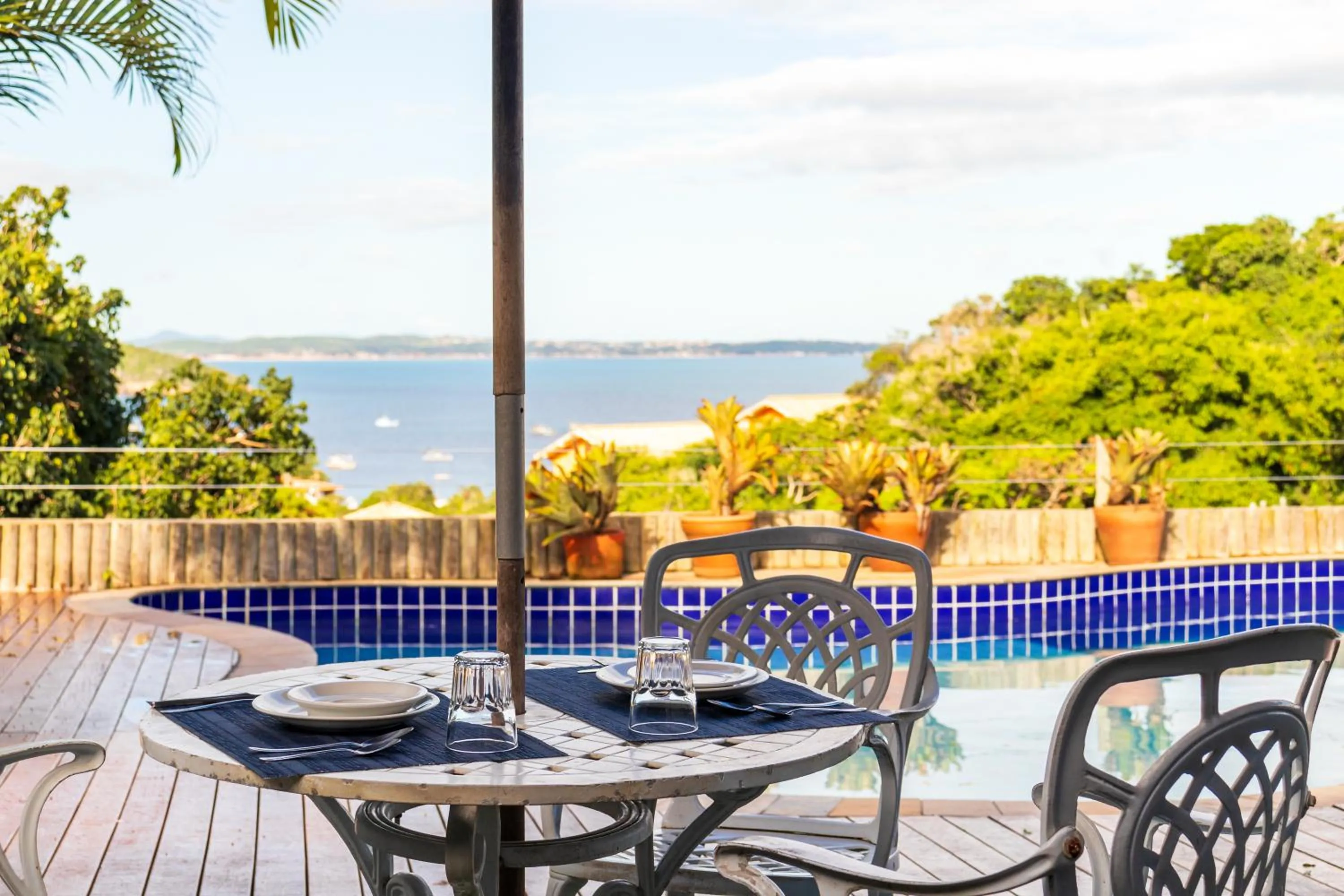 Patio in La Proeza Pousada