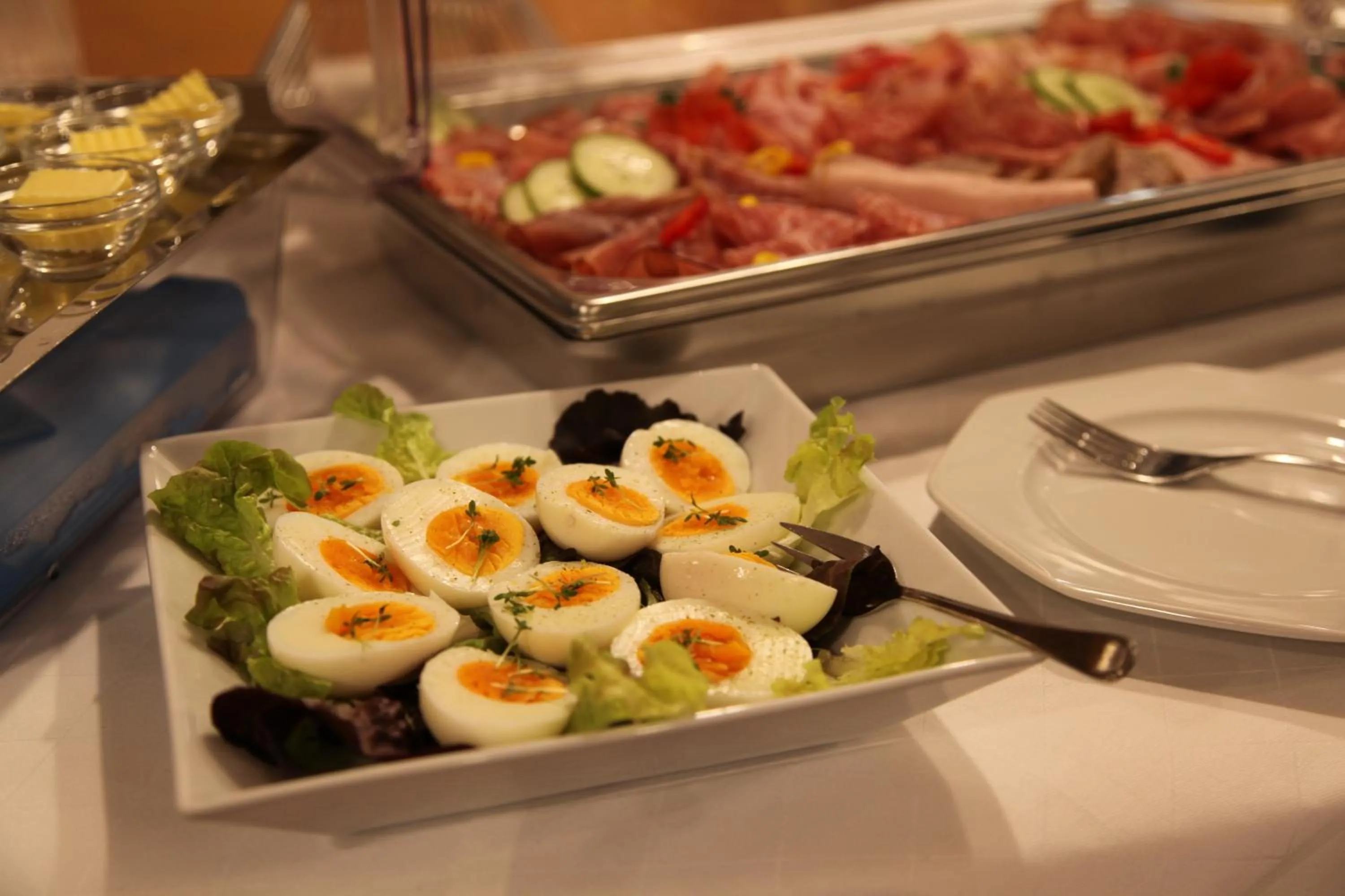 Buffet breakfast in Hotel Garni Georgenhof Adults Only