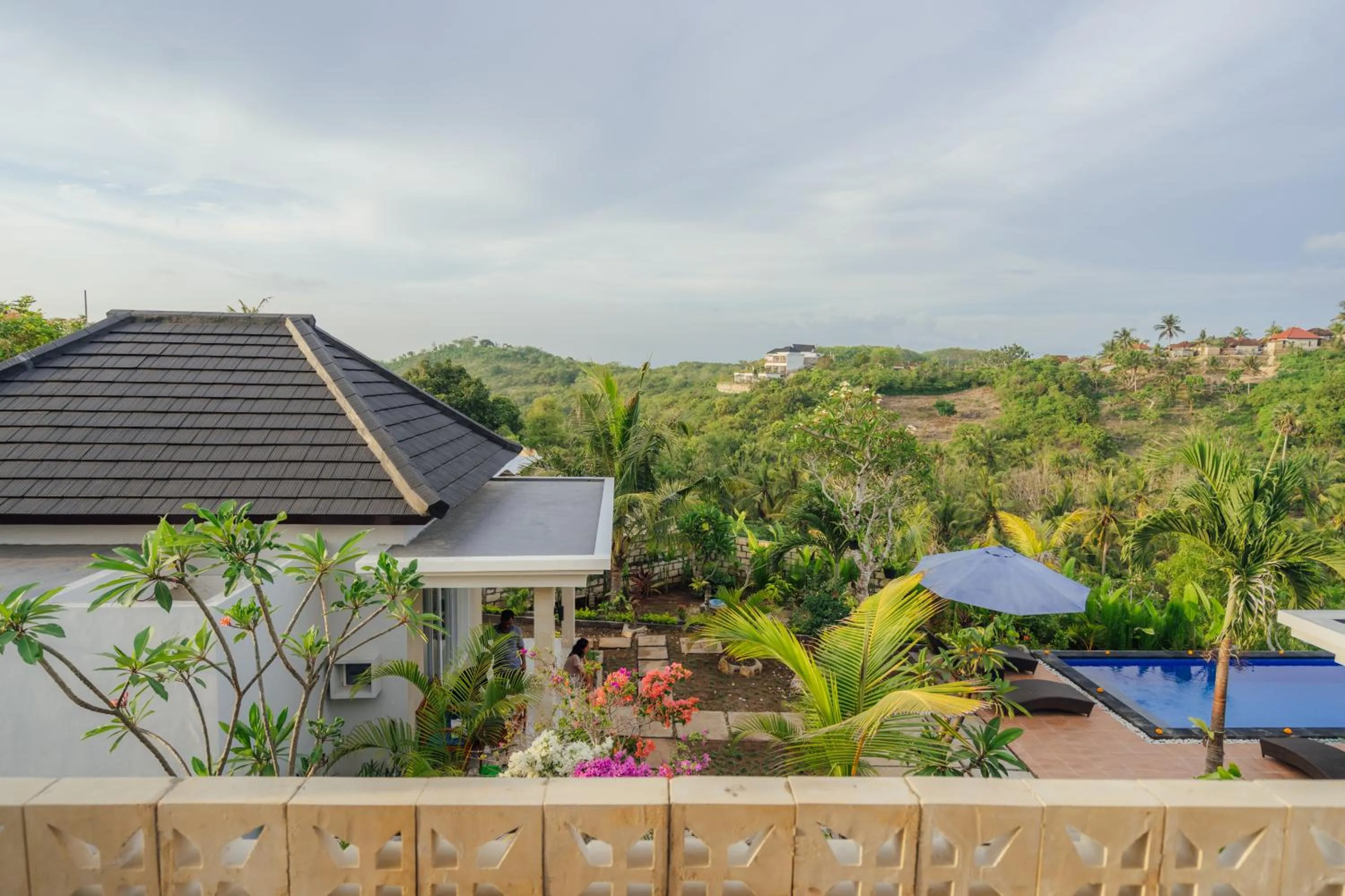 Garden in Kelingking Paradise Suites Villa