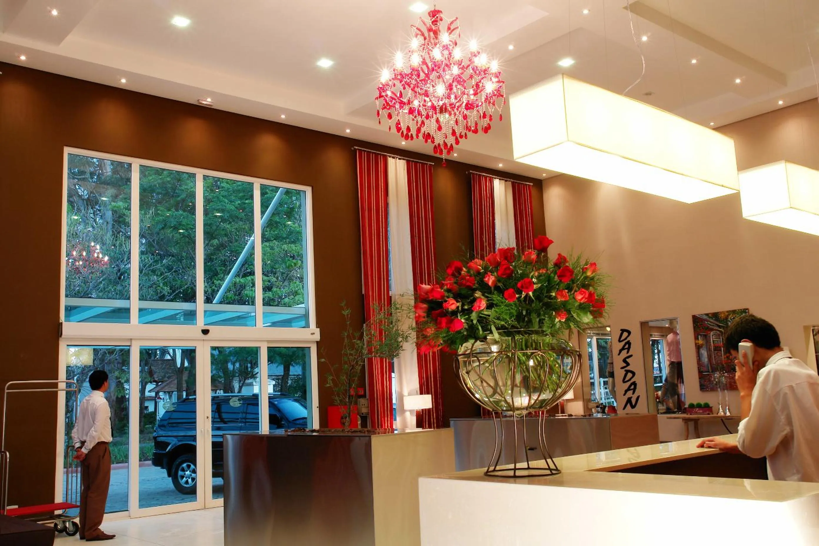 Lobby or reception in La Dolce Villa