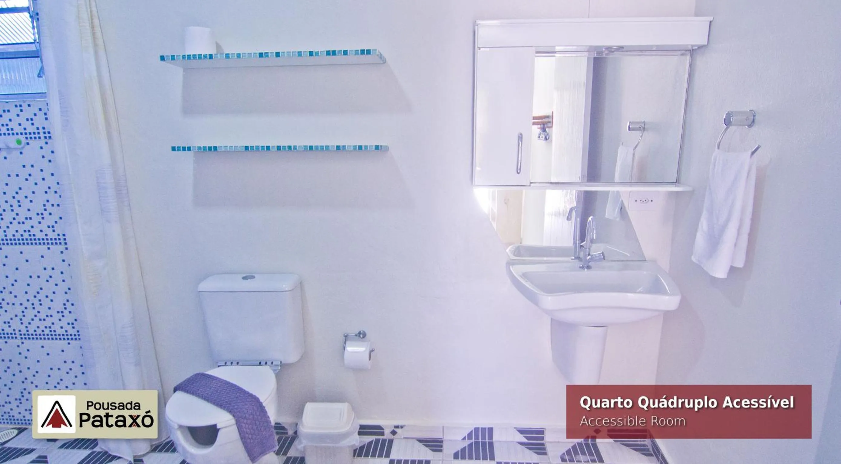 Bathroom in Pousada Pataxó