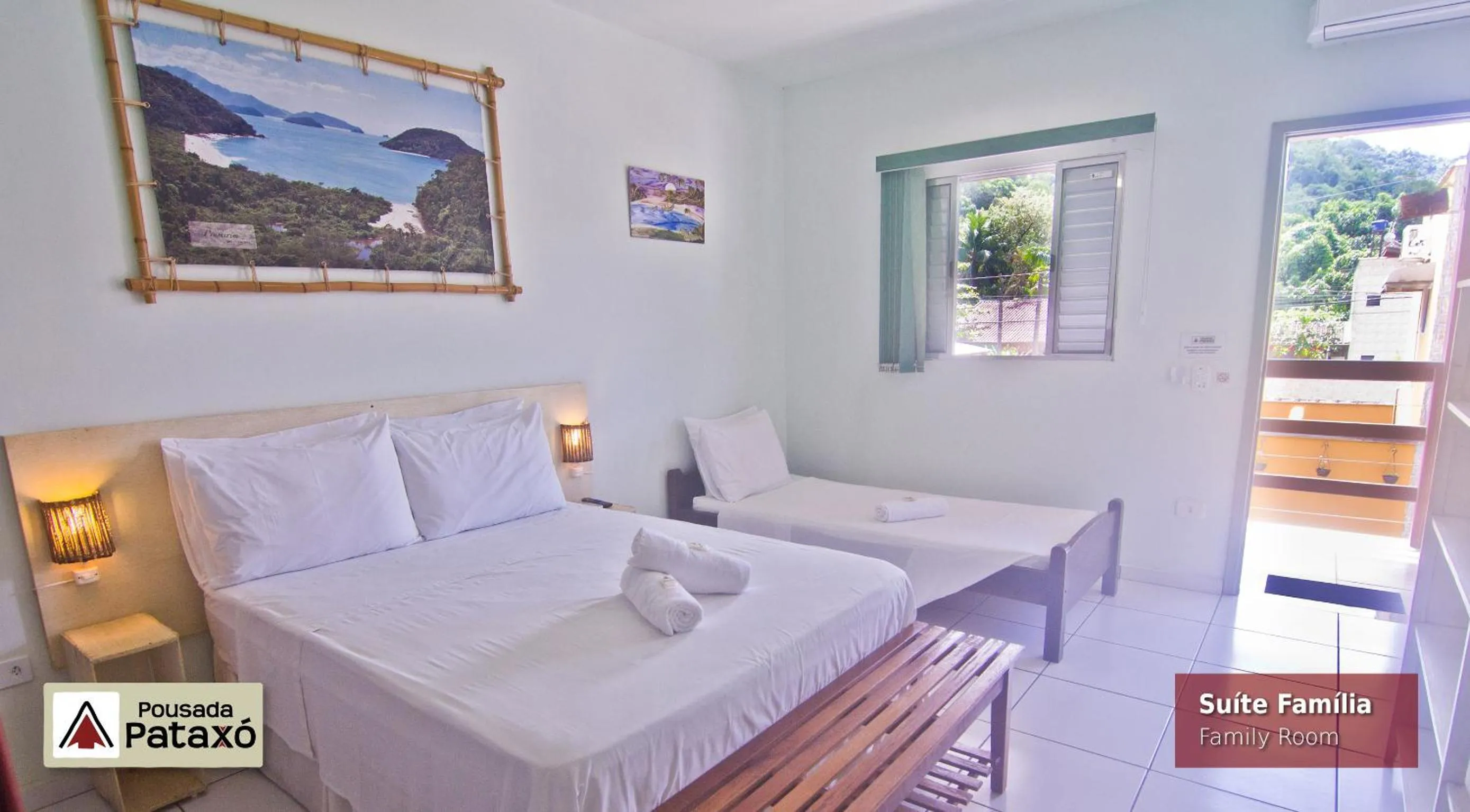 Photo of the whole room, Bed in Pousada Pataxó