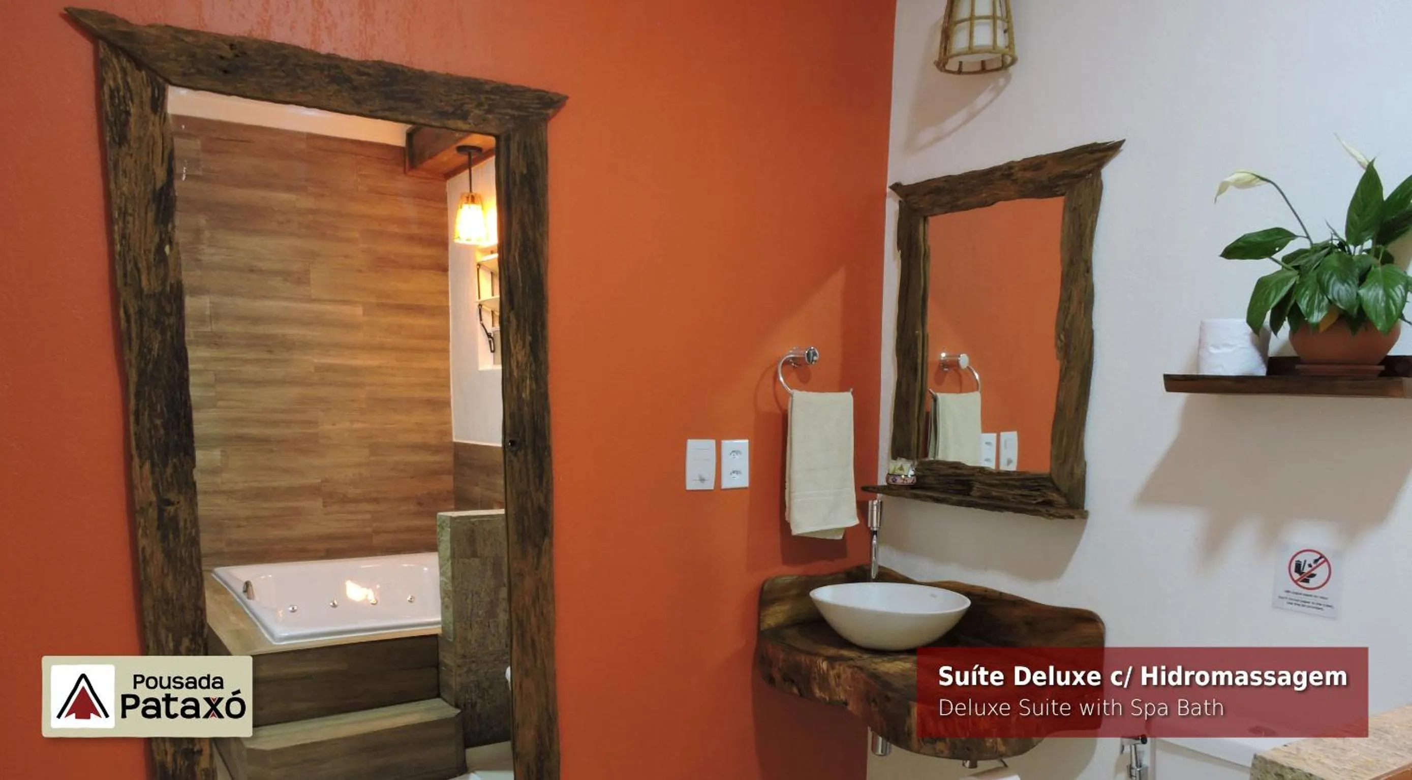 Hot Tub in Pousada Pataxó