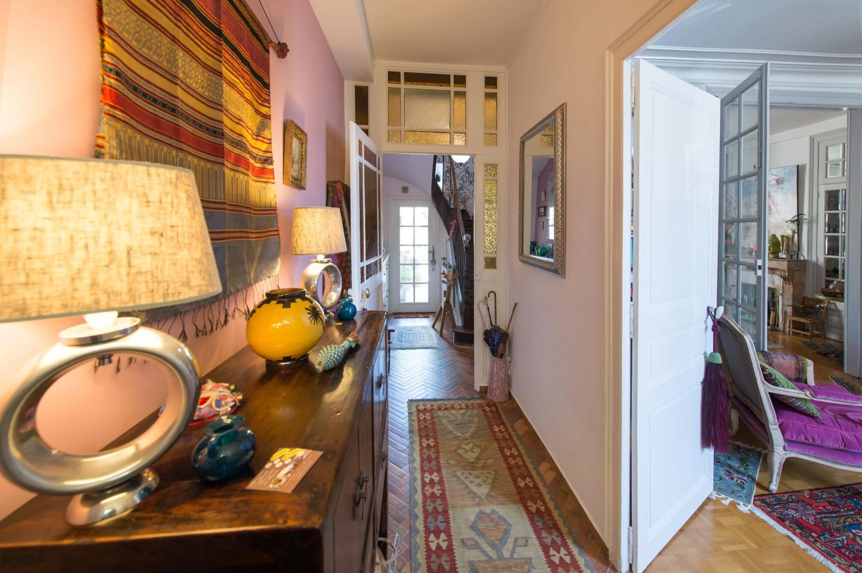 Lobby or reception in La Mancelle - Chambre d'hôtes