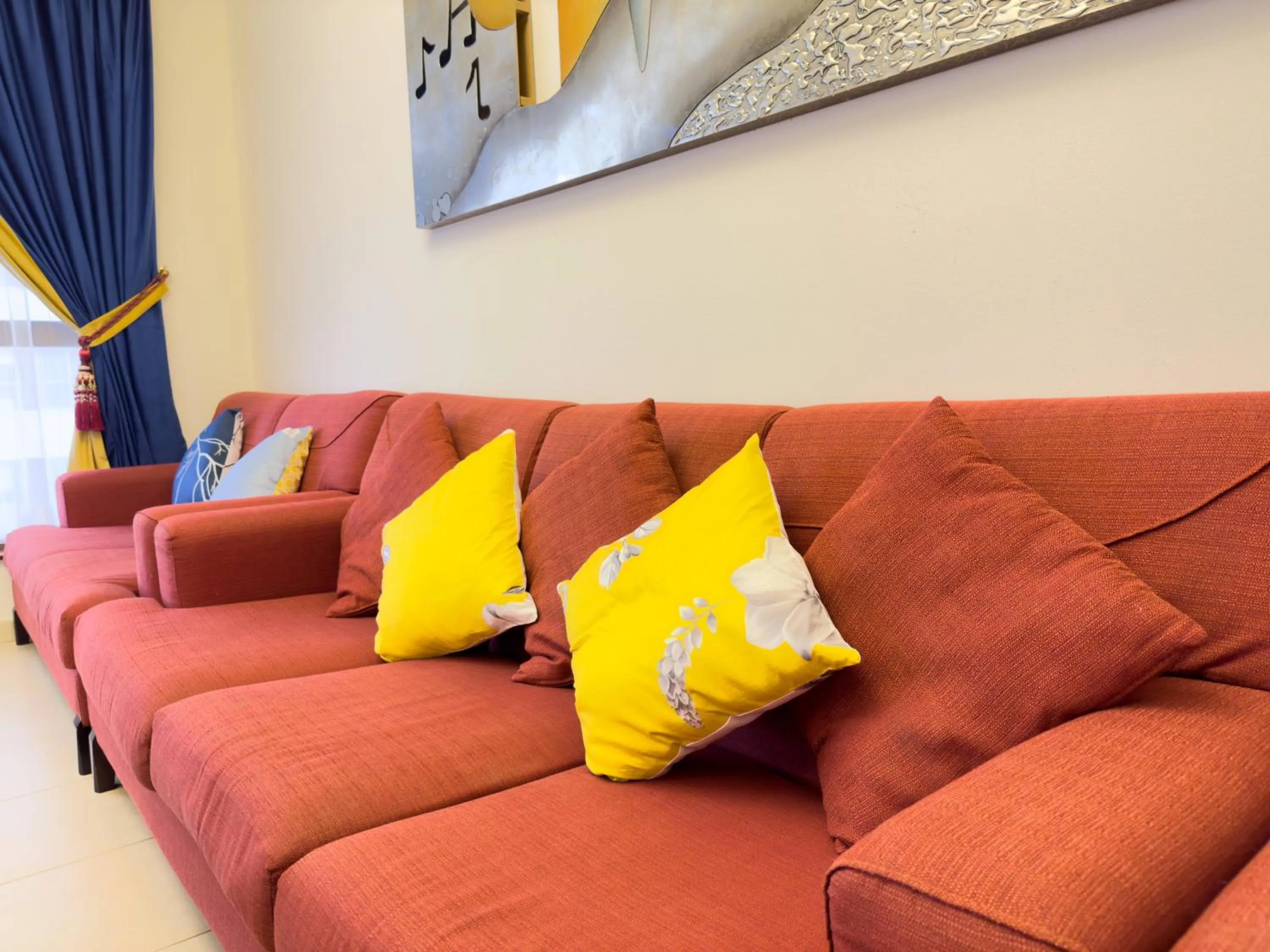 Seating area in Route 66 Beach Hostel