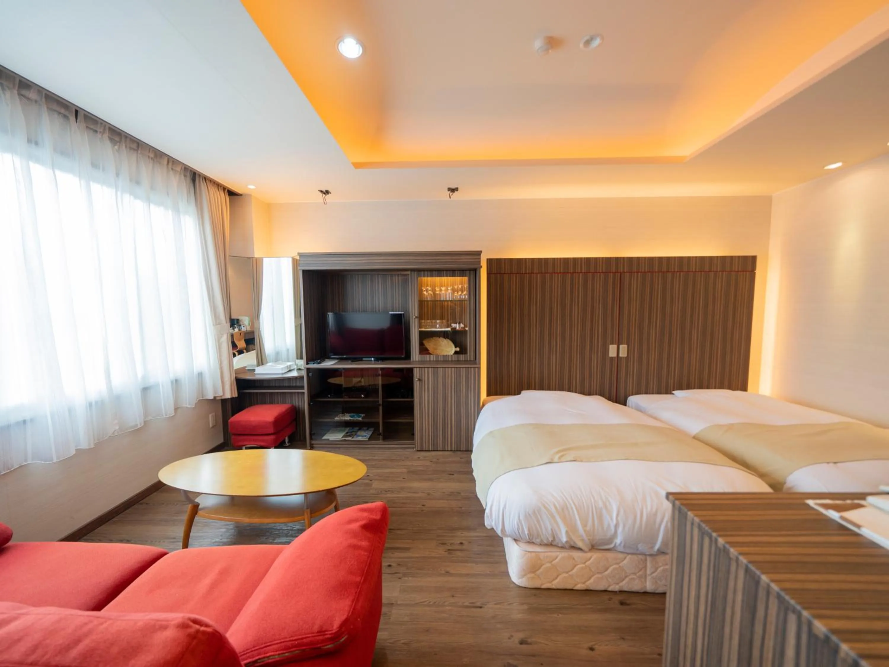 Photo of the whole room, Bed in Kawayu Kanko Hotel