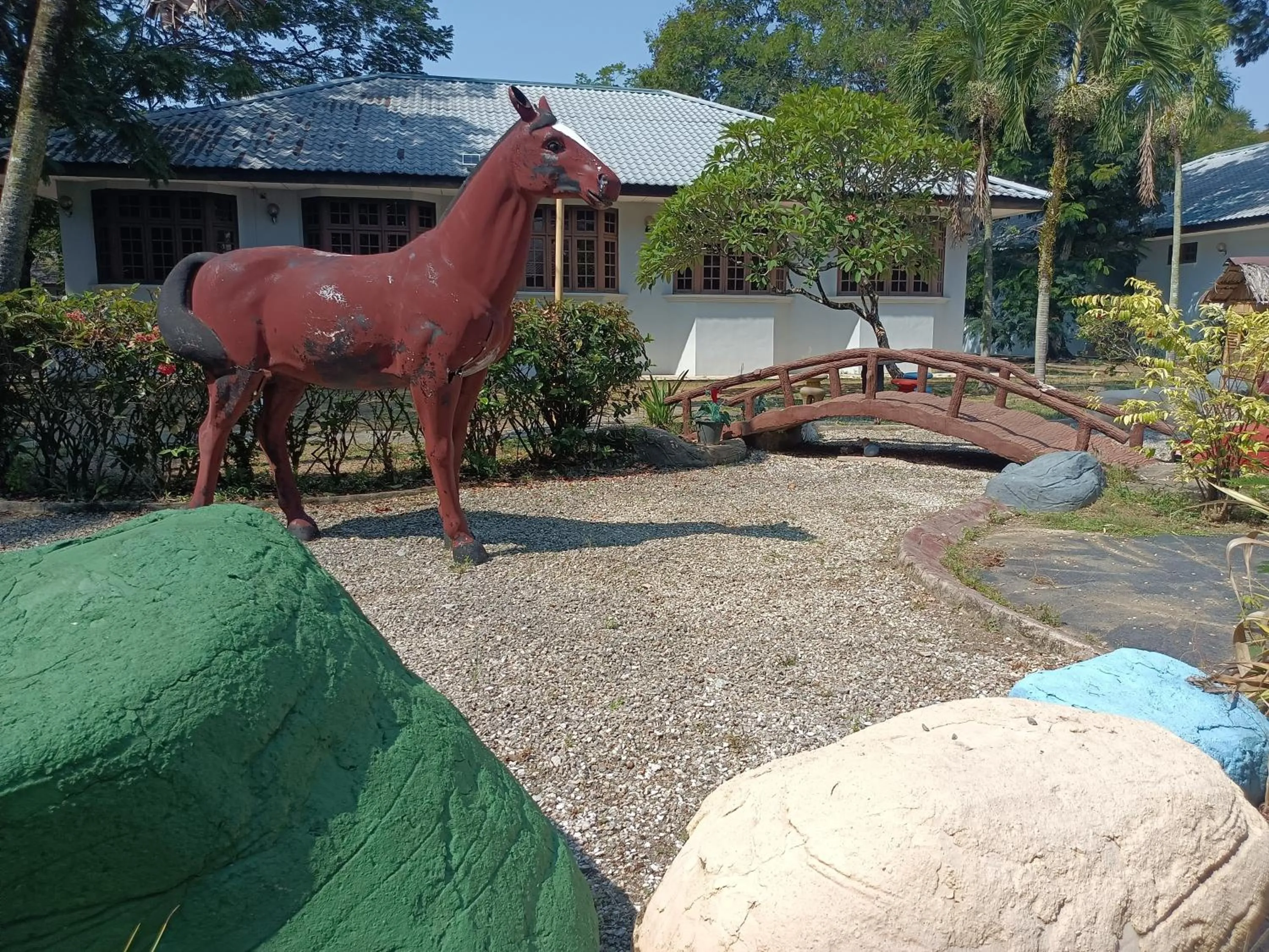 Garden view in Cinta Sayang Resort