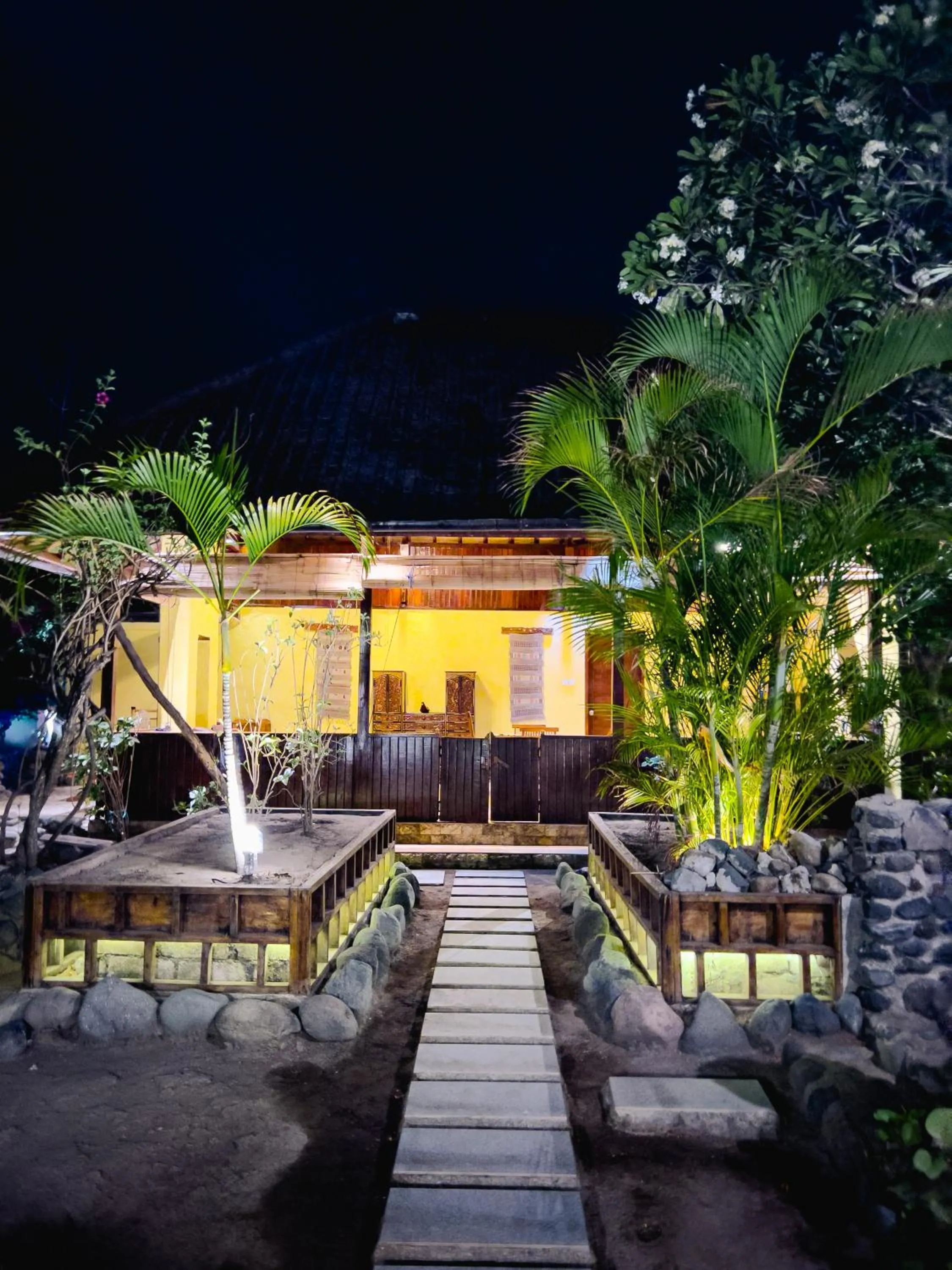 Balcony/Terrace in Villa Bulan Madu Gili Air