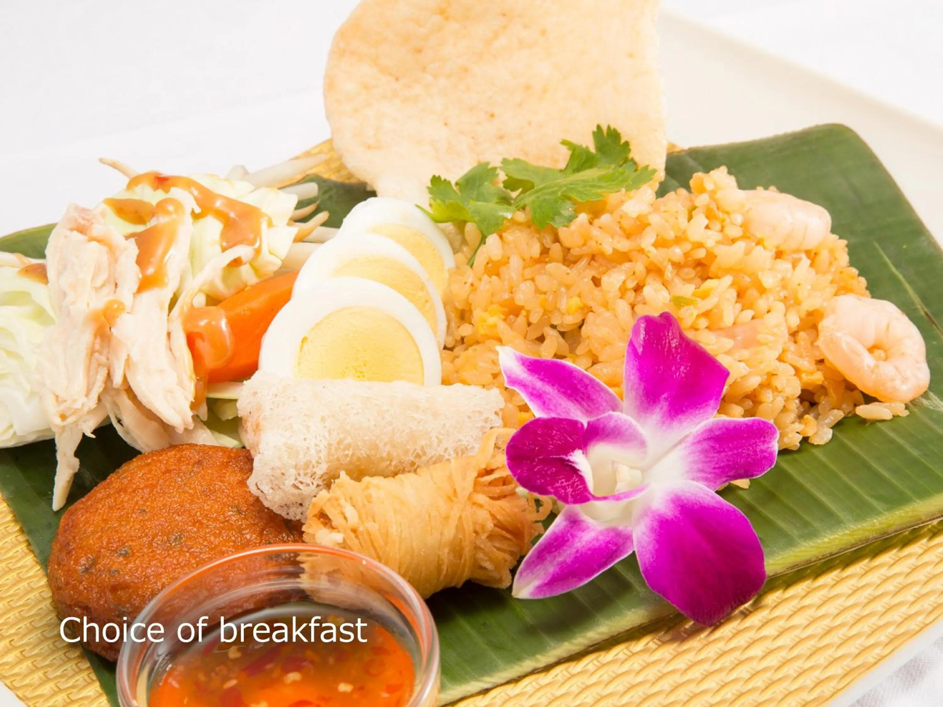Asian breakfast in Hotel BaliAn Resort Yokohama Kannai - Adult Only
