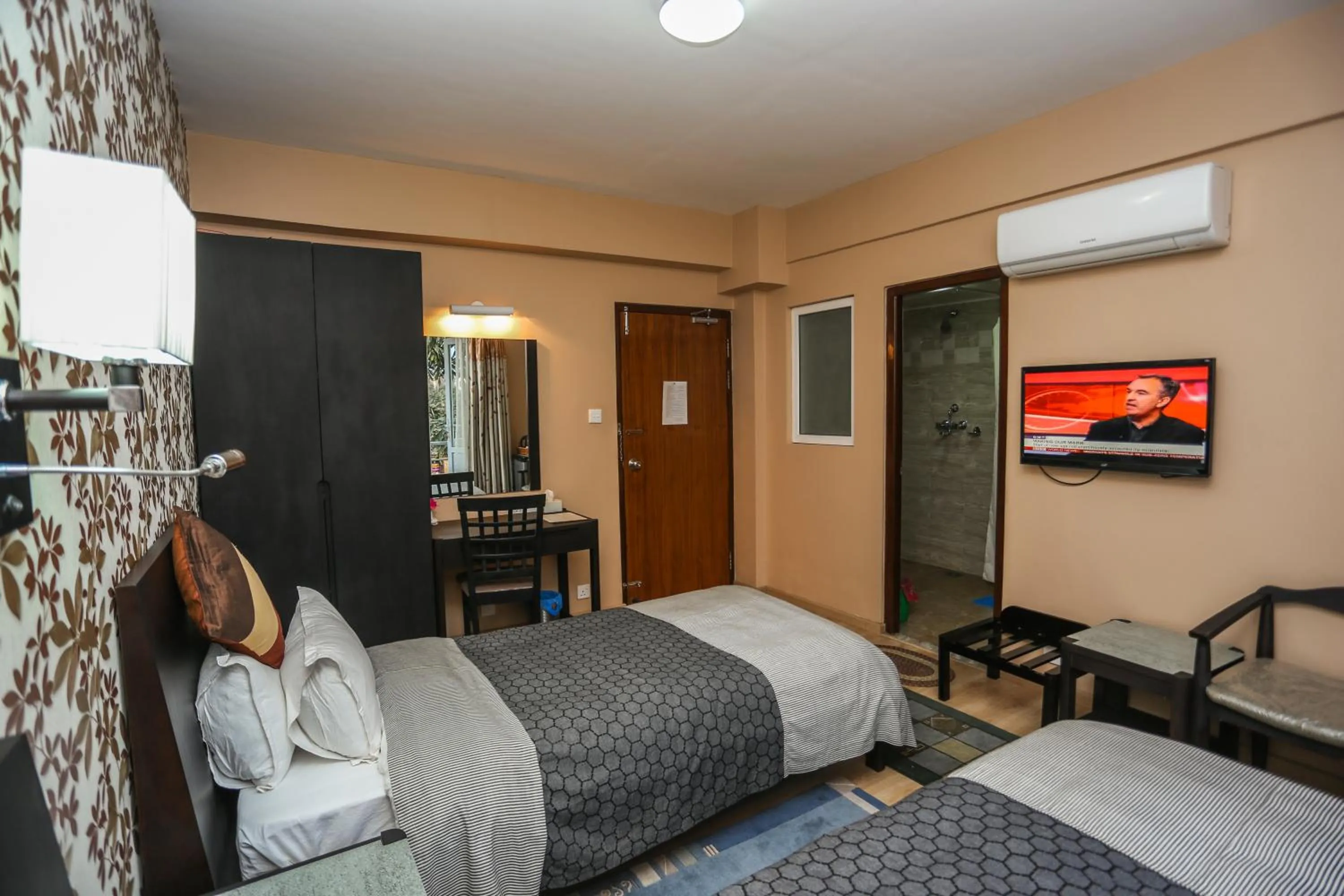 Photo of the whole room, Bed in Nirvana Home