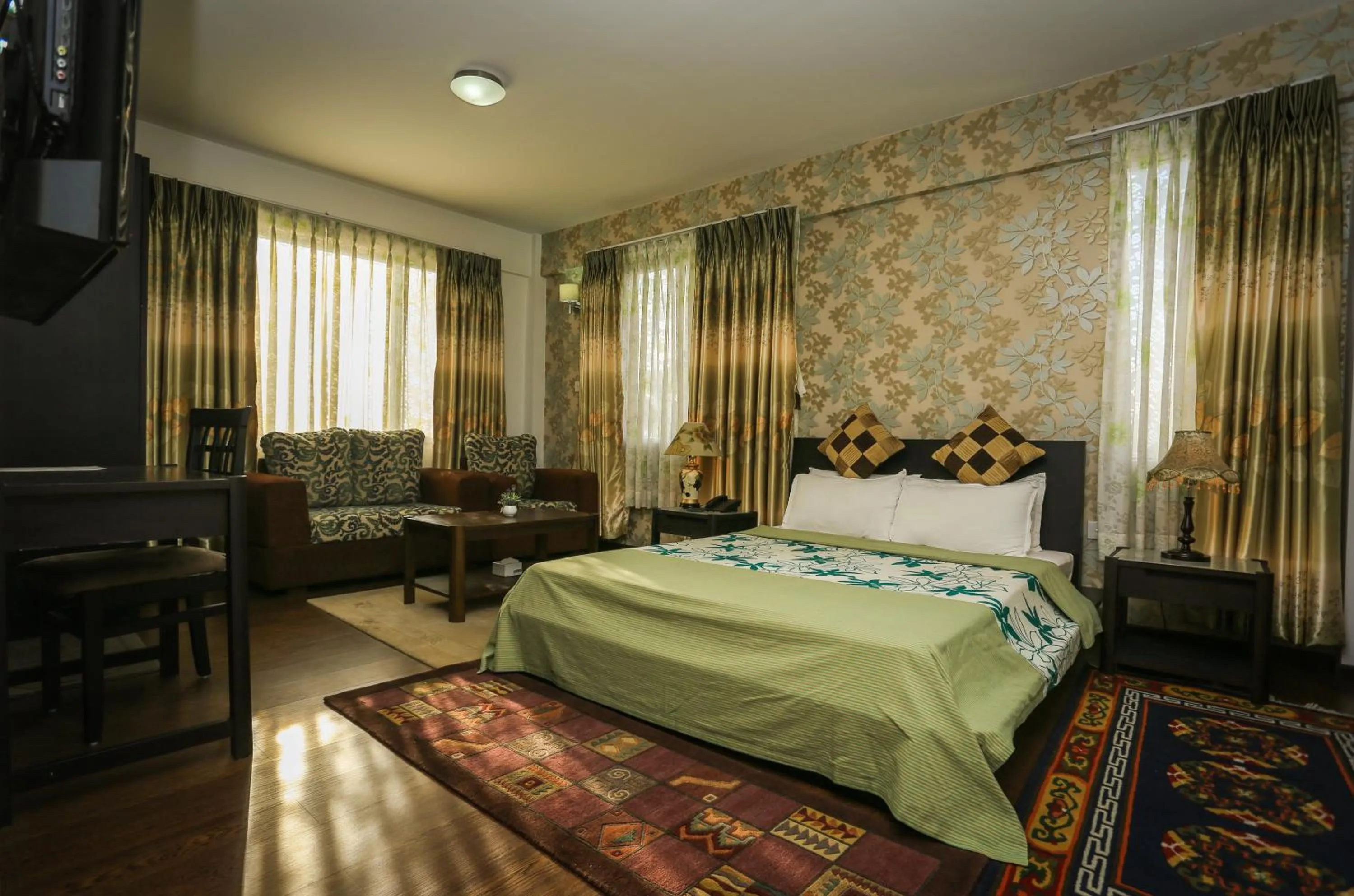 Photo of the whole room, Bed in Nirvana Home