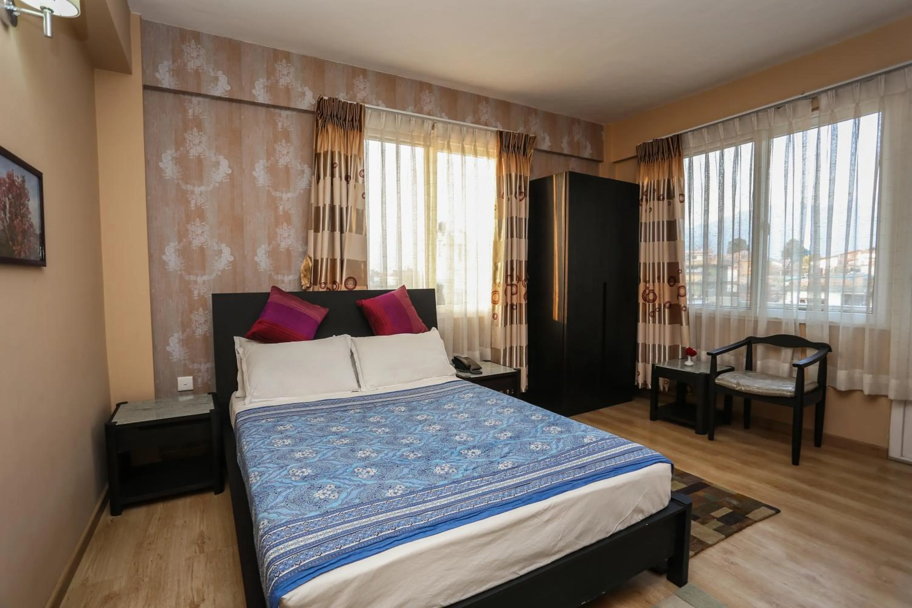 Photo of the whole room, Bed in Nirvana Home