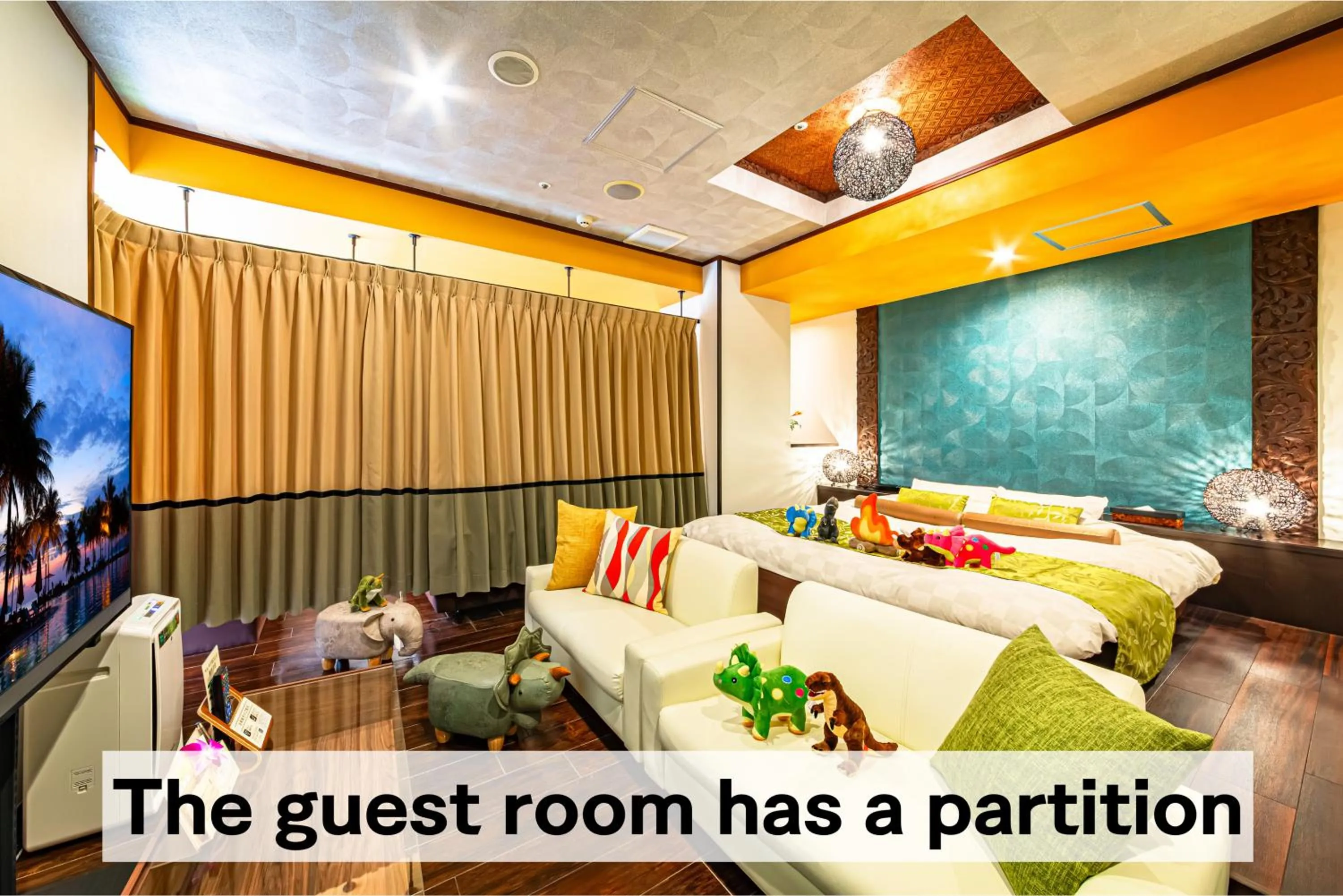 Bedroom, Bed in Hotel Balian Resort Chiba - Family Kids Group Concept