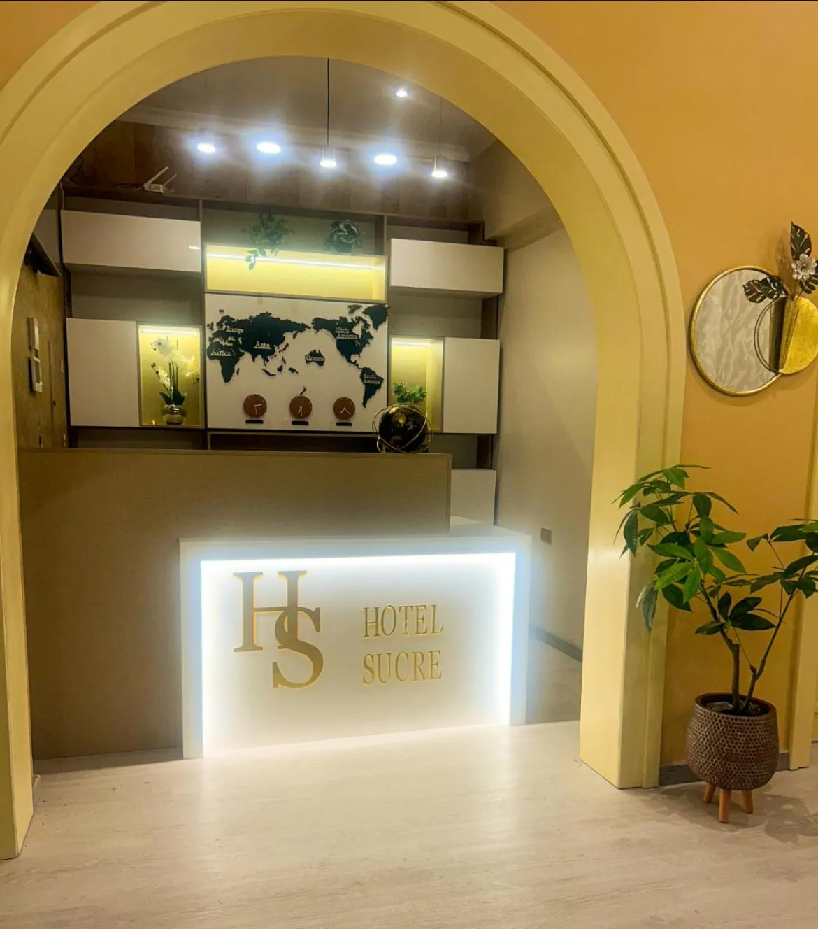 Lobby or reception in Hotel Sucre