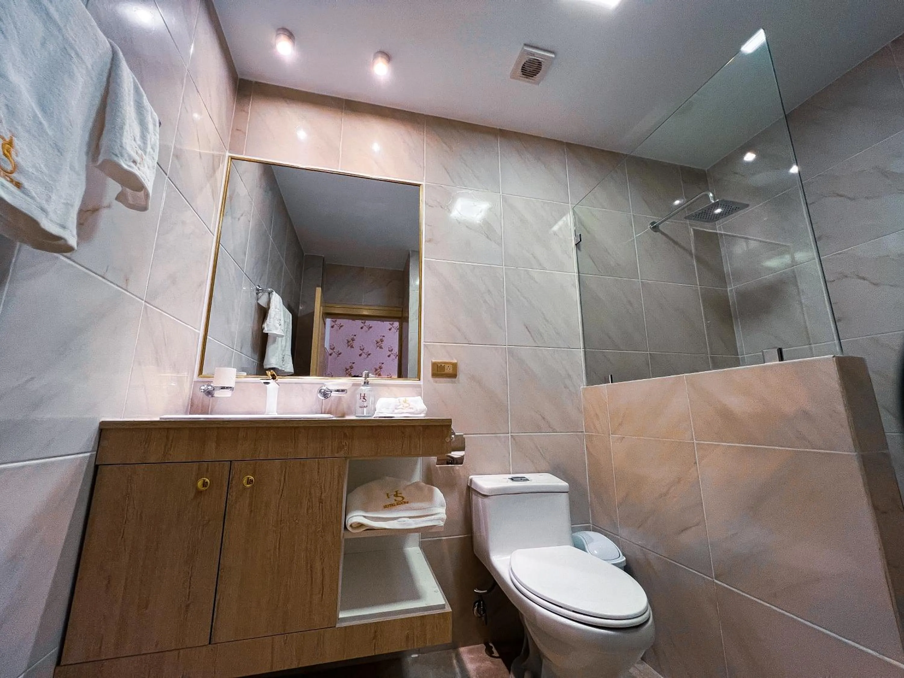 Shower in Hotel Sucre