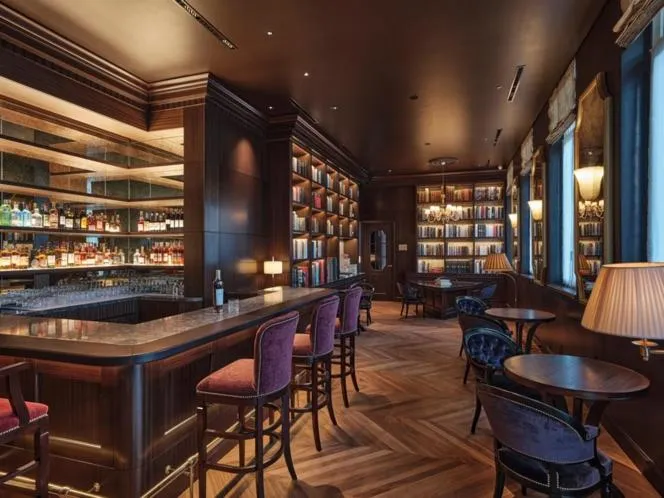 Lounge or bar in HOTEL de L'ALPAGE