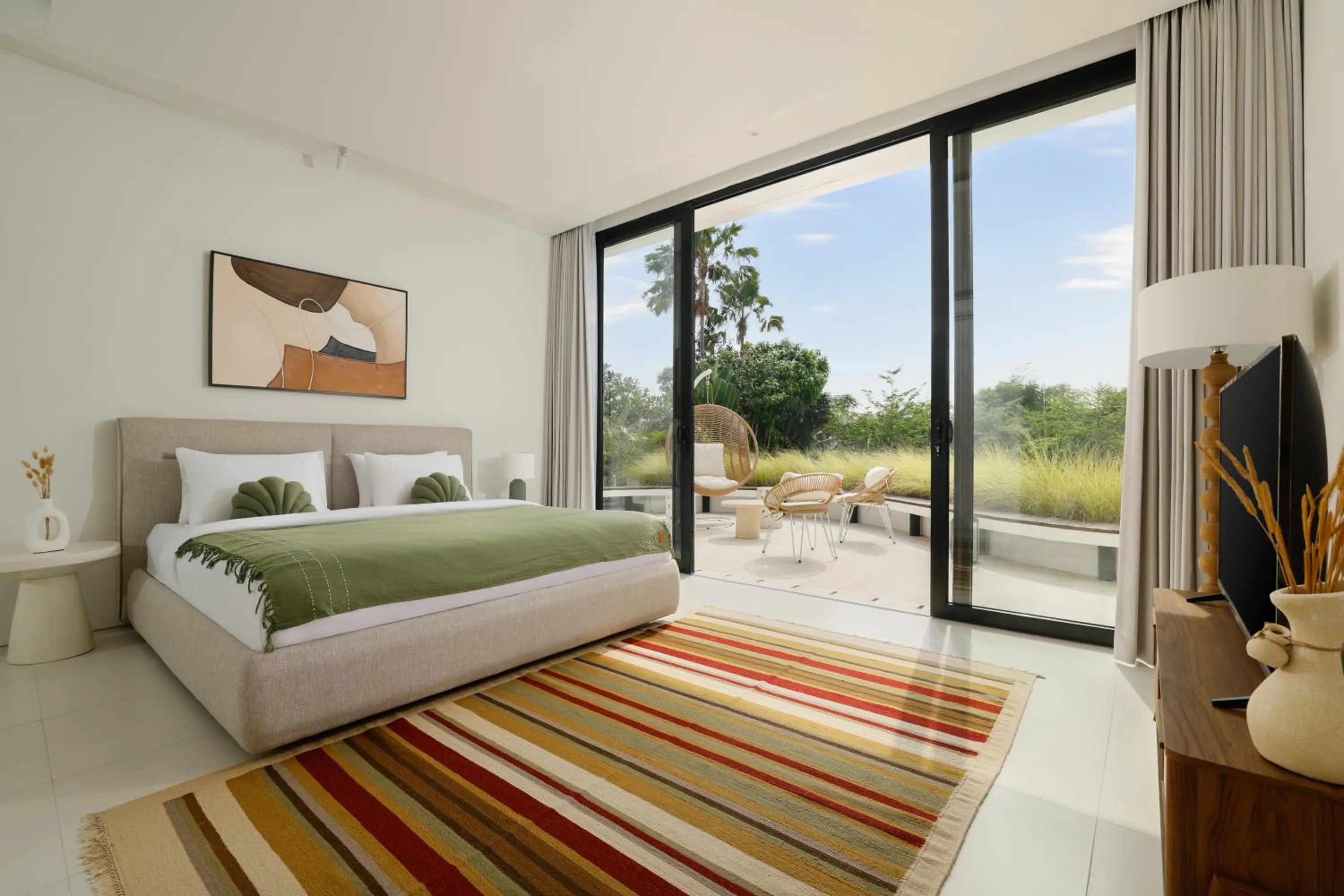 Bed in Villa Kalem Canggu by Nakula