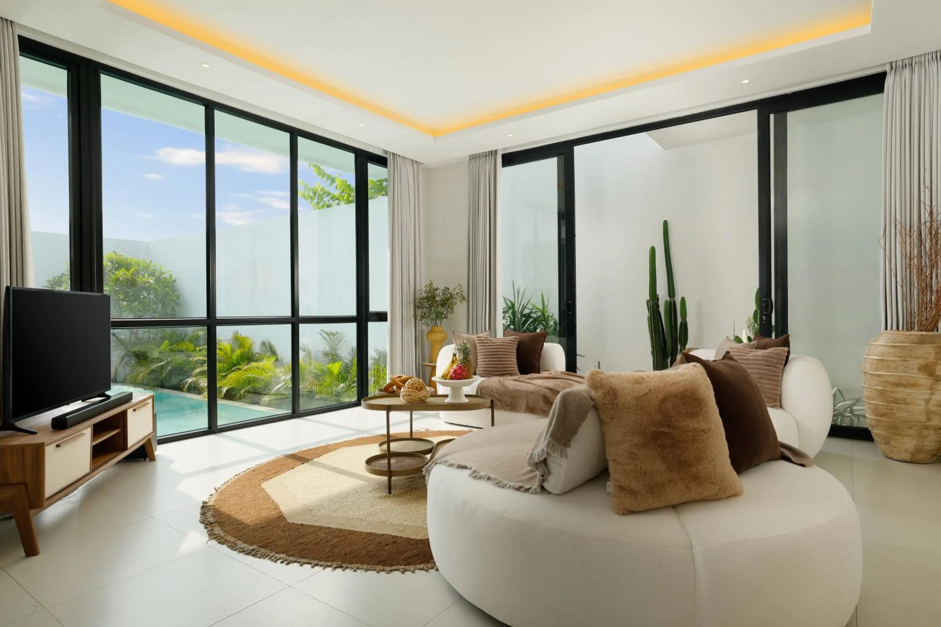 Living room in Villa Kalem Canggu by Nakula