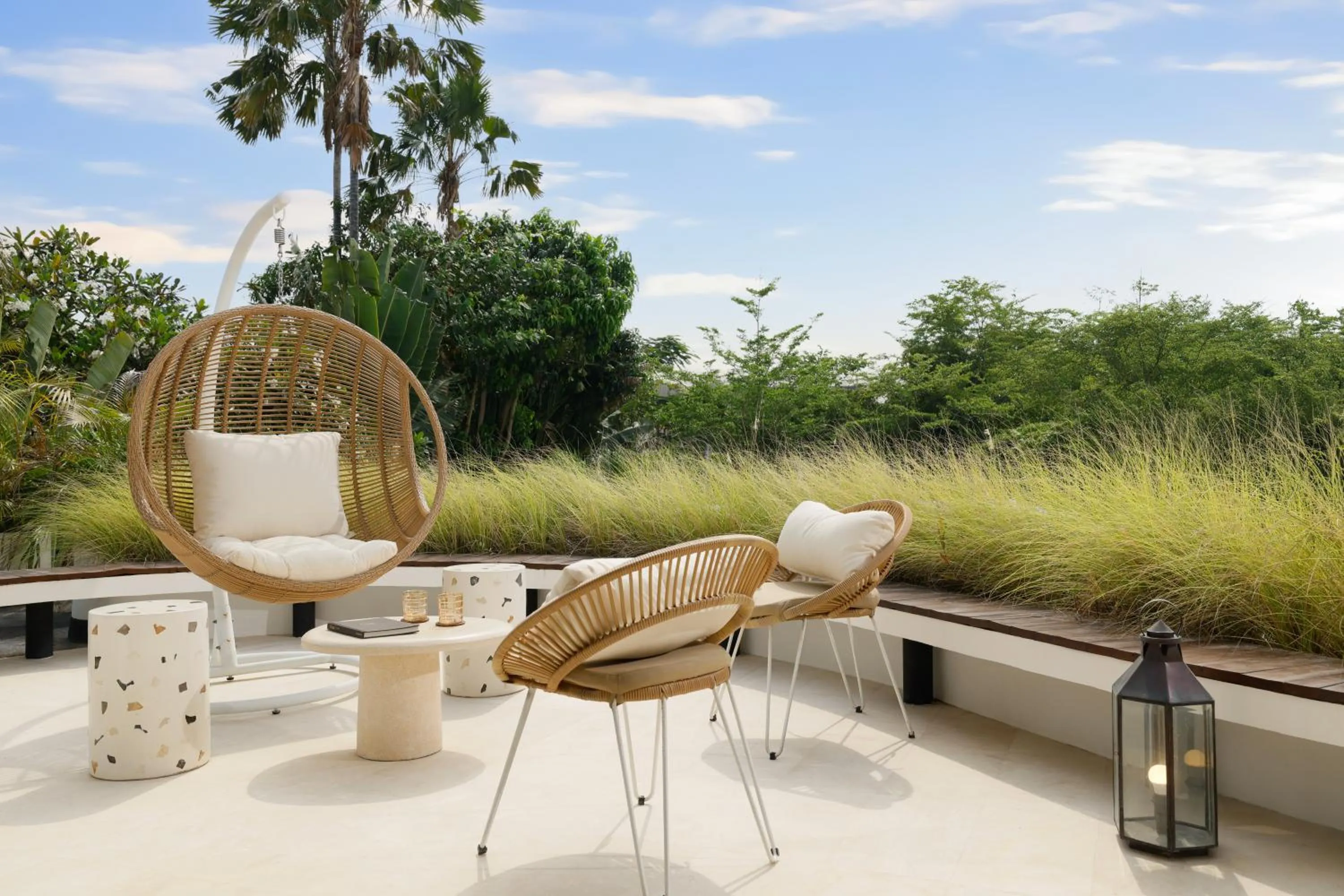 Balcony/Terrace in Villa Kalem Canggu by Nakula