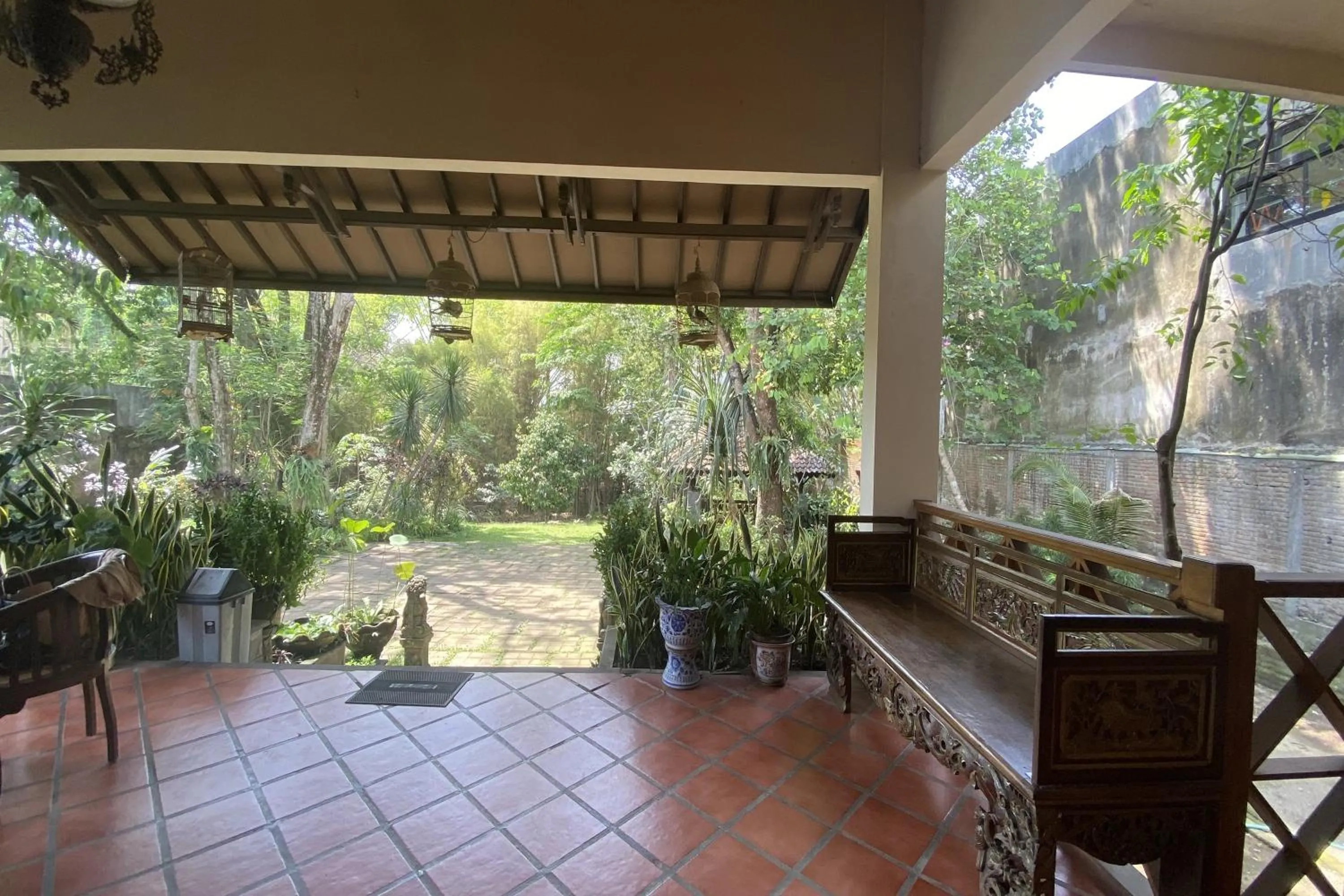 Patio in Villa Baliantoro Yogyakarta
