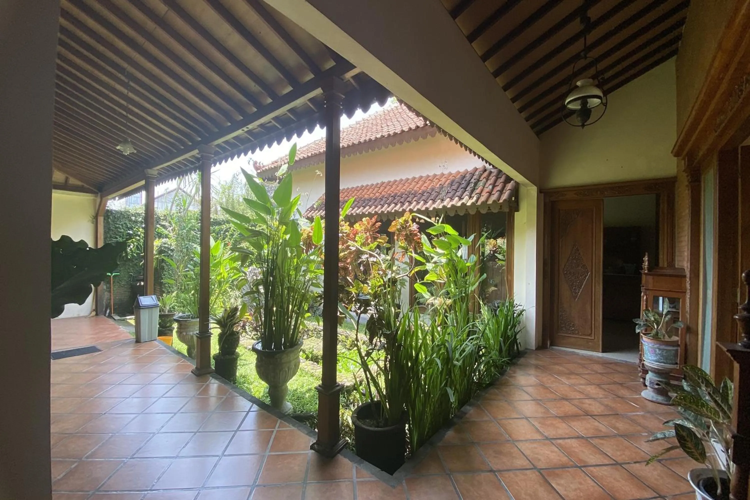 Patio in Villa Baliantoro Yogyakarta