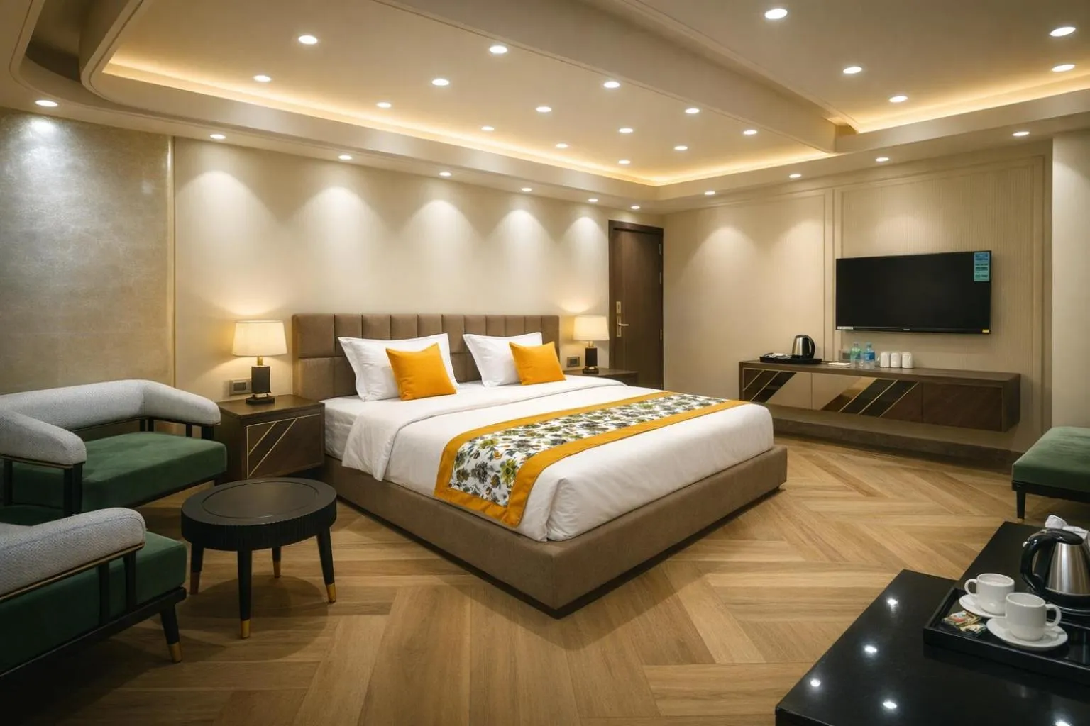 Bed in Qotel Signature Coleman Janakpuri