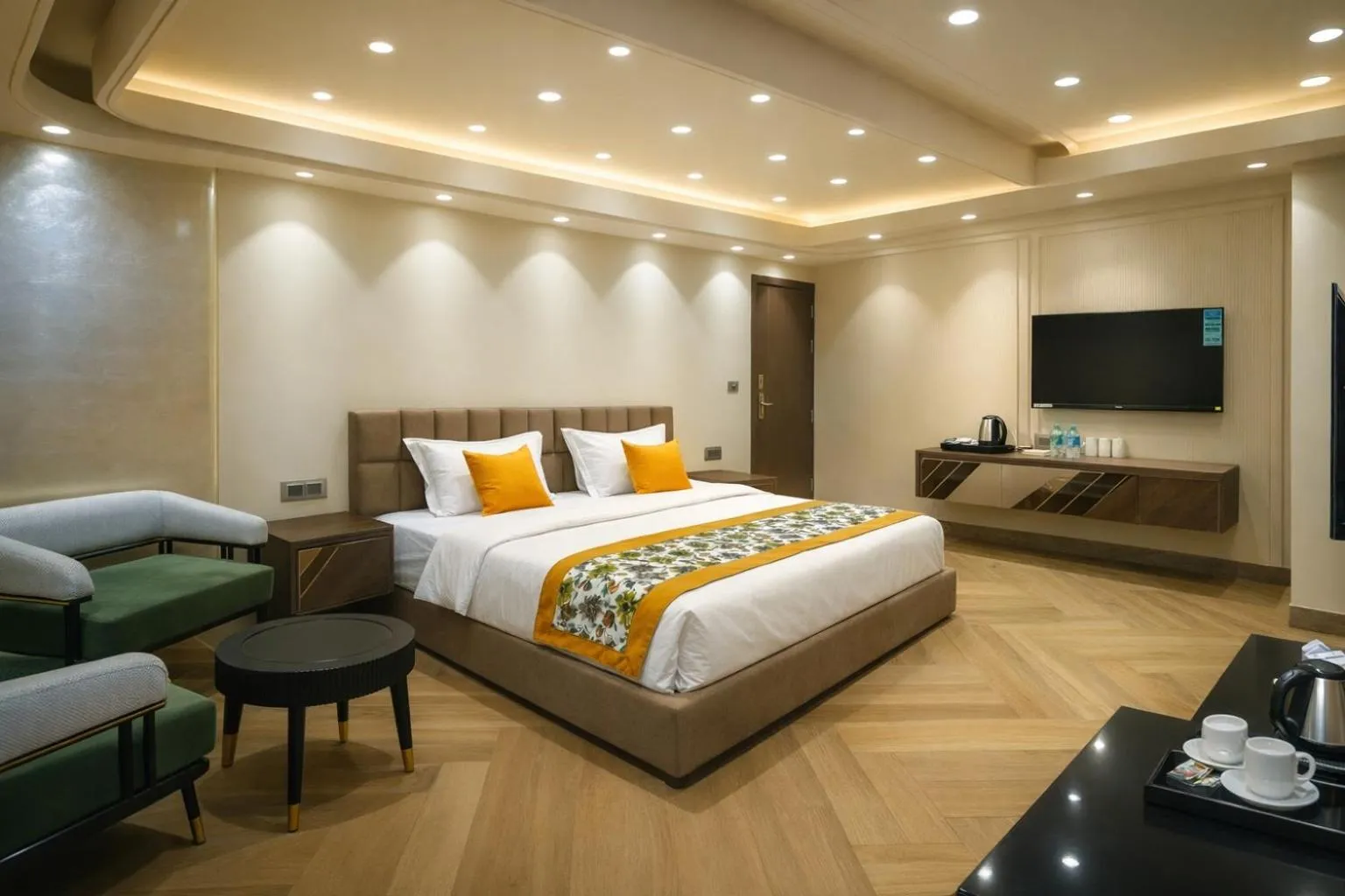 Bed in Qotel Signature Coleman Janakpuri
