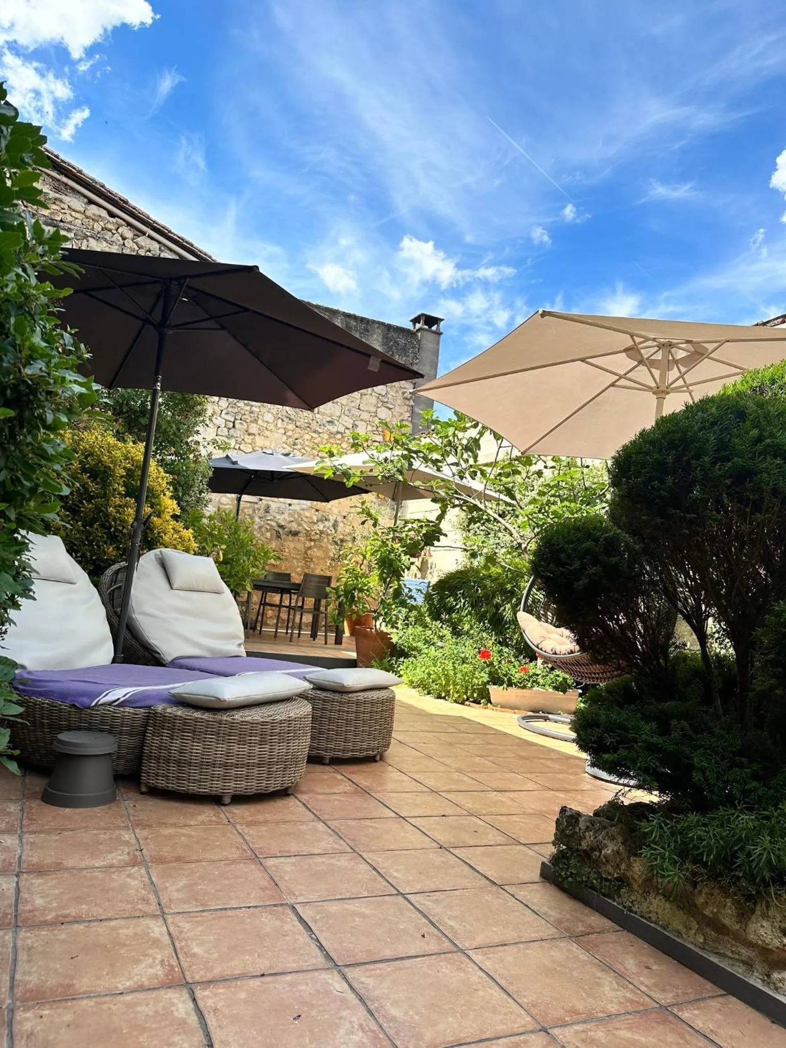 Garden in Le Patio Chambres et Tables d'Hôtes