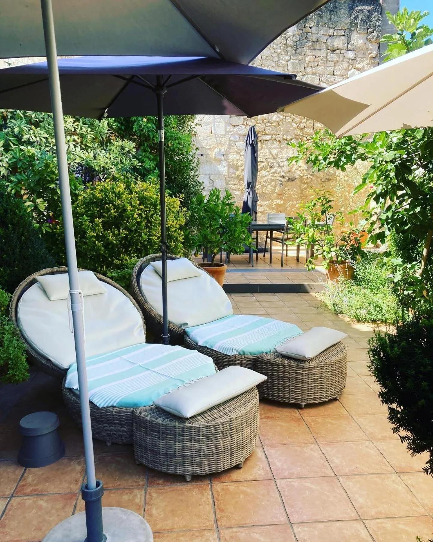 Garden in Le Patio Chambres et Tables d'Hôtes