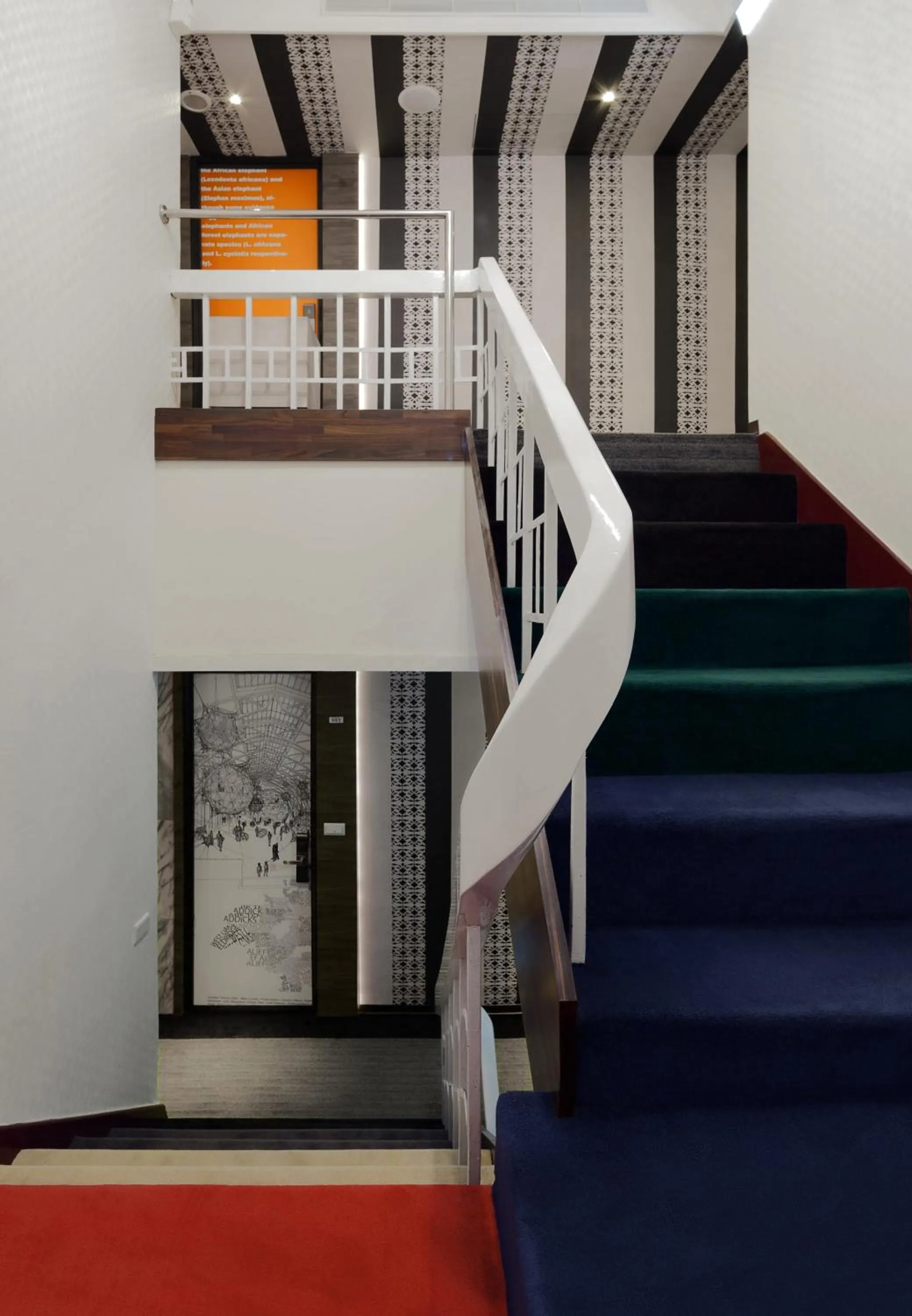 Decorative detail in Herb Art Hotel