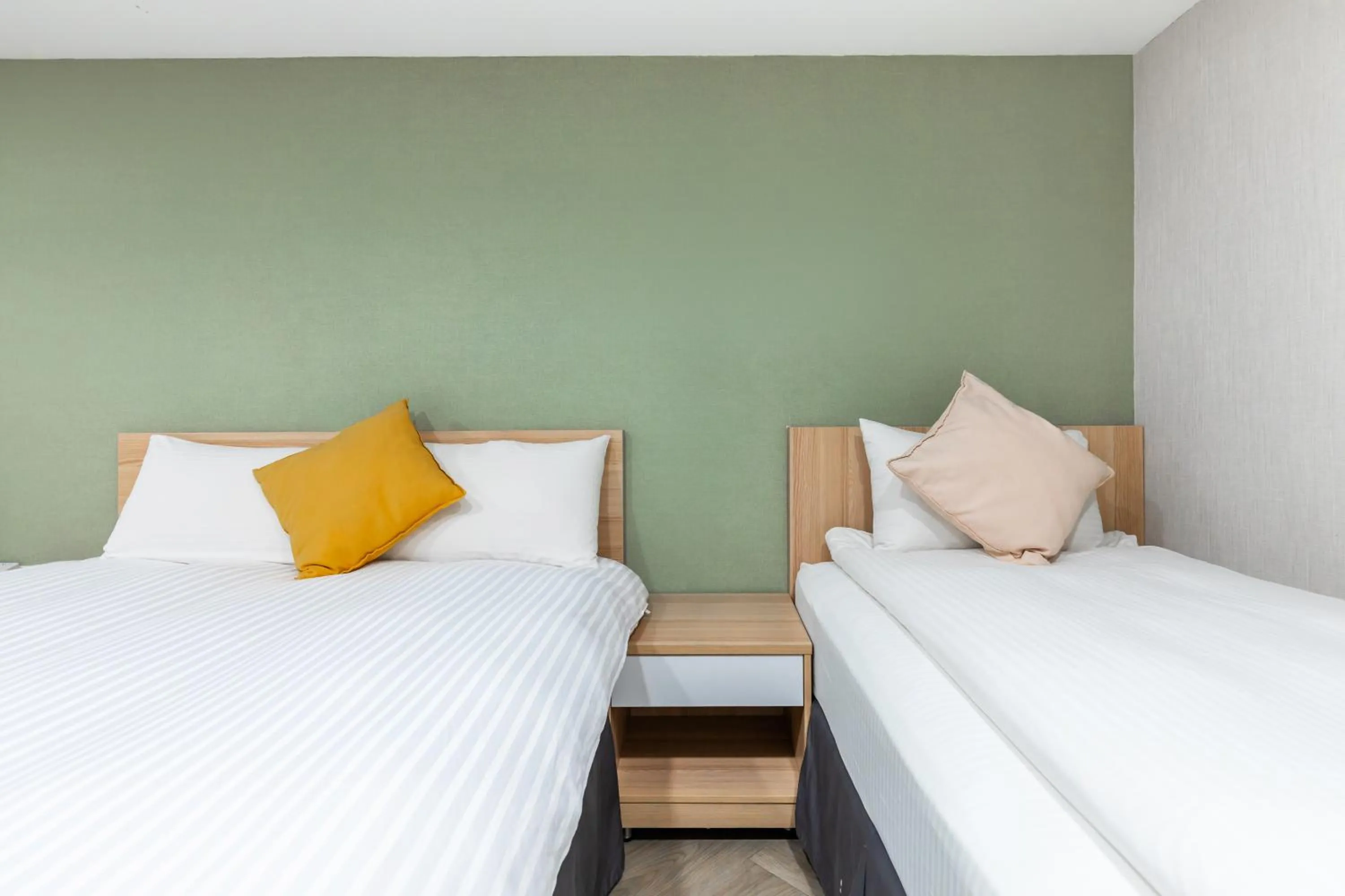 Photo of the whole room, Bed in Mu Chen Hotel