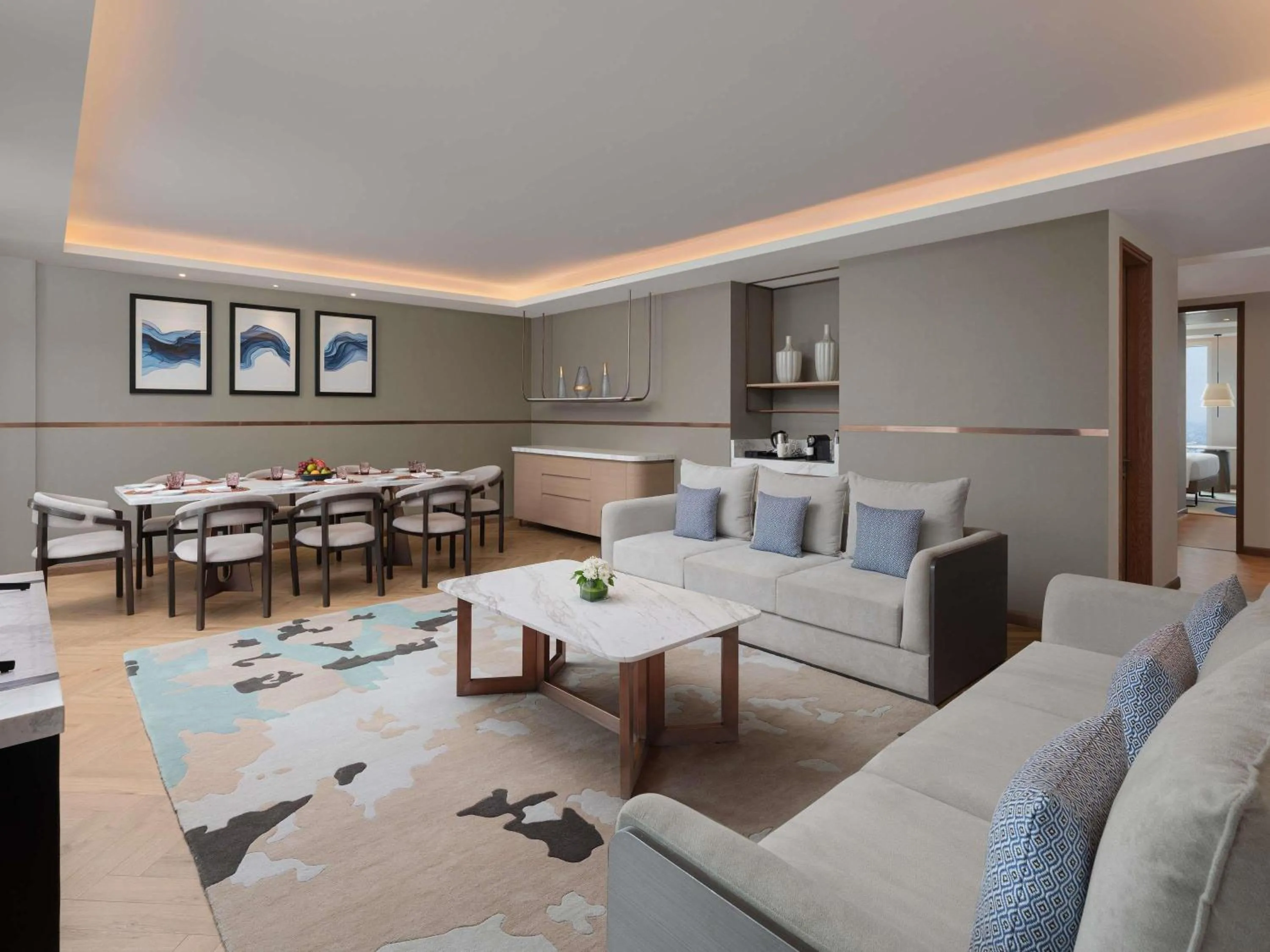 Bedroom in Novotel New Delhi City Centre