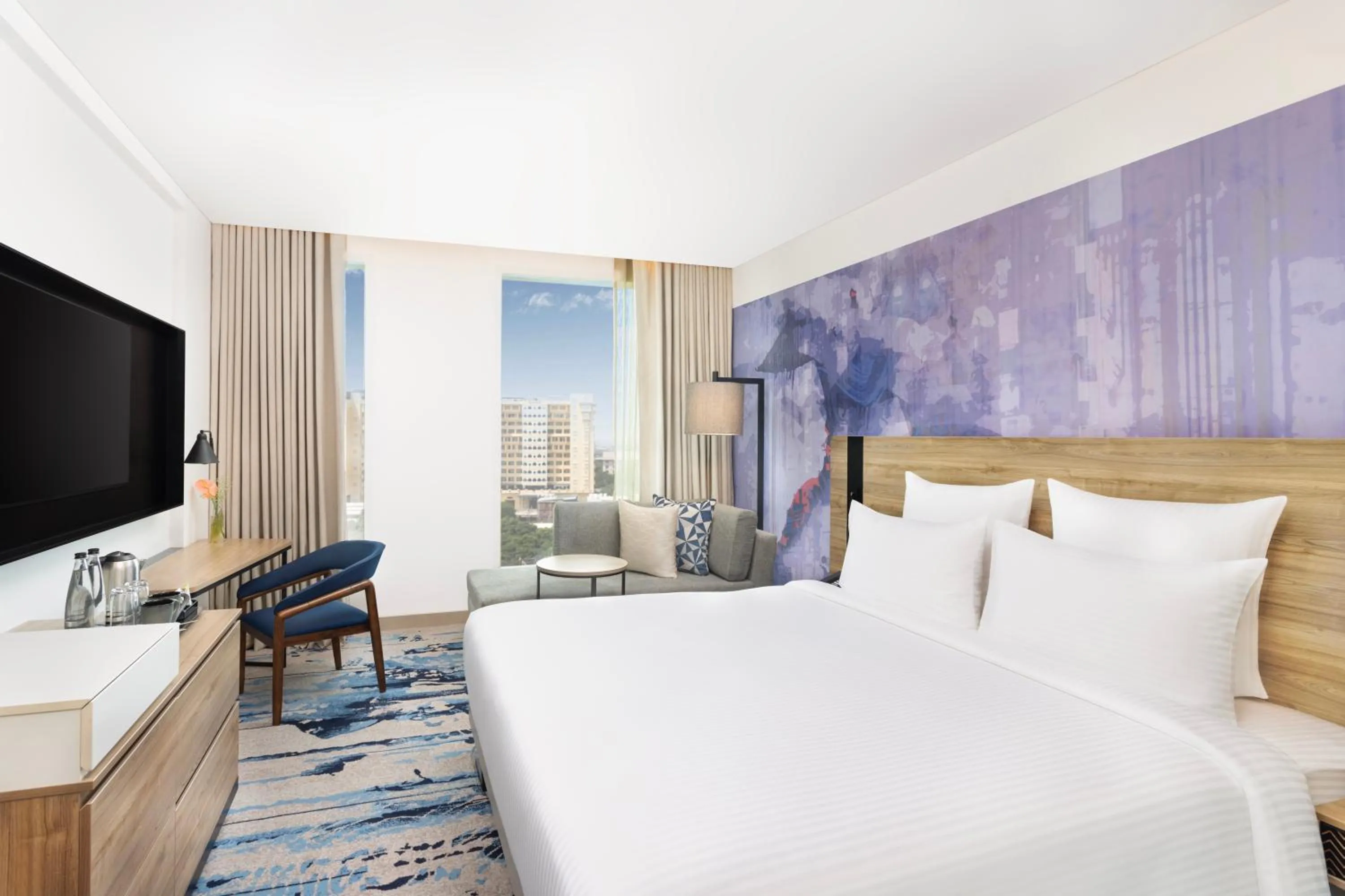 Bed in Novotel New Delhi City Centre