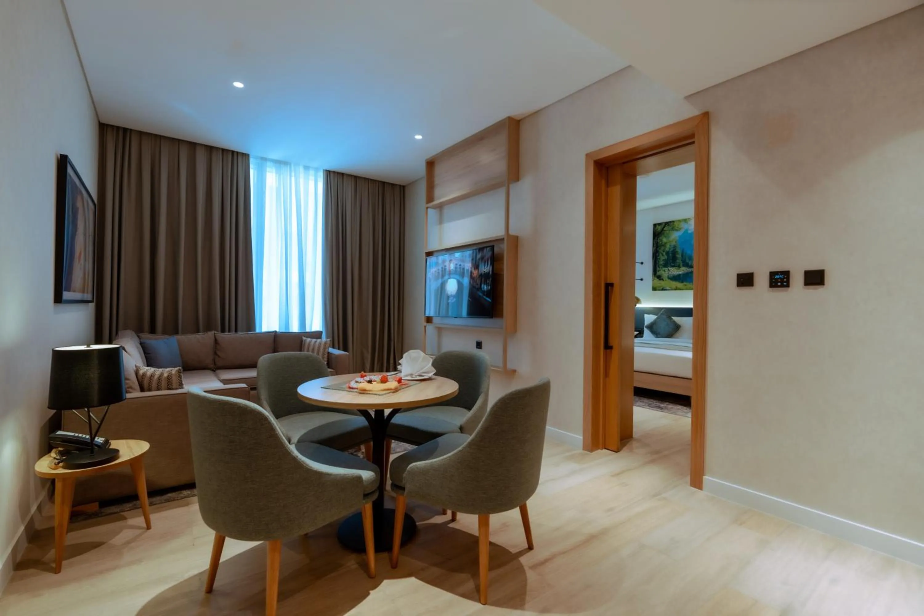 Living room in West Walk Retaj Hotel