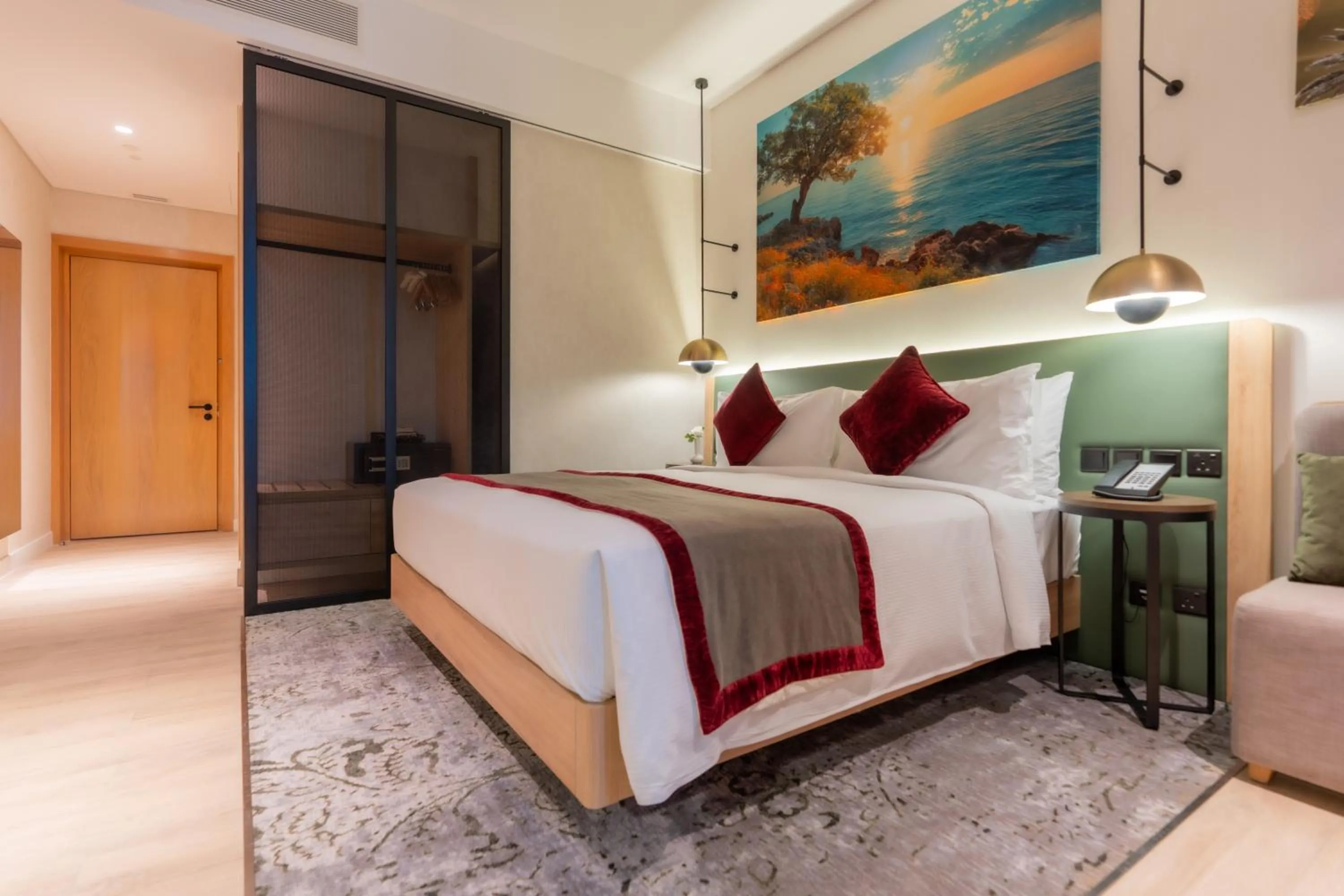 Bed in West Walk Retaj Hotel