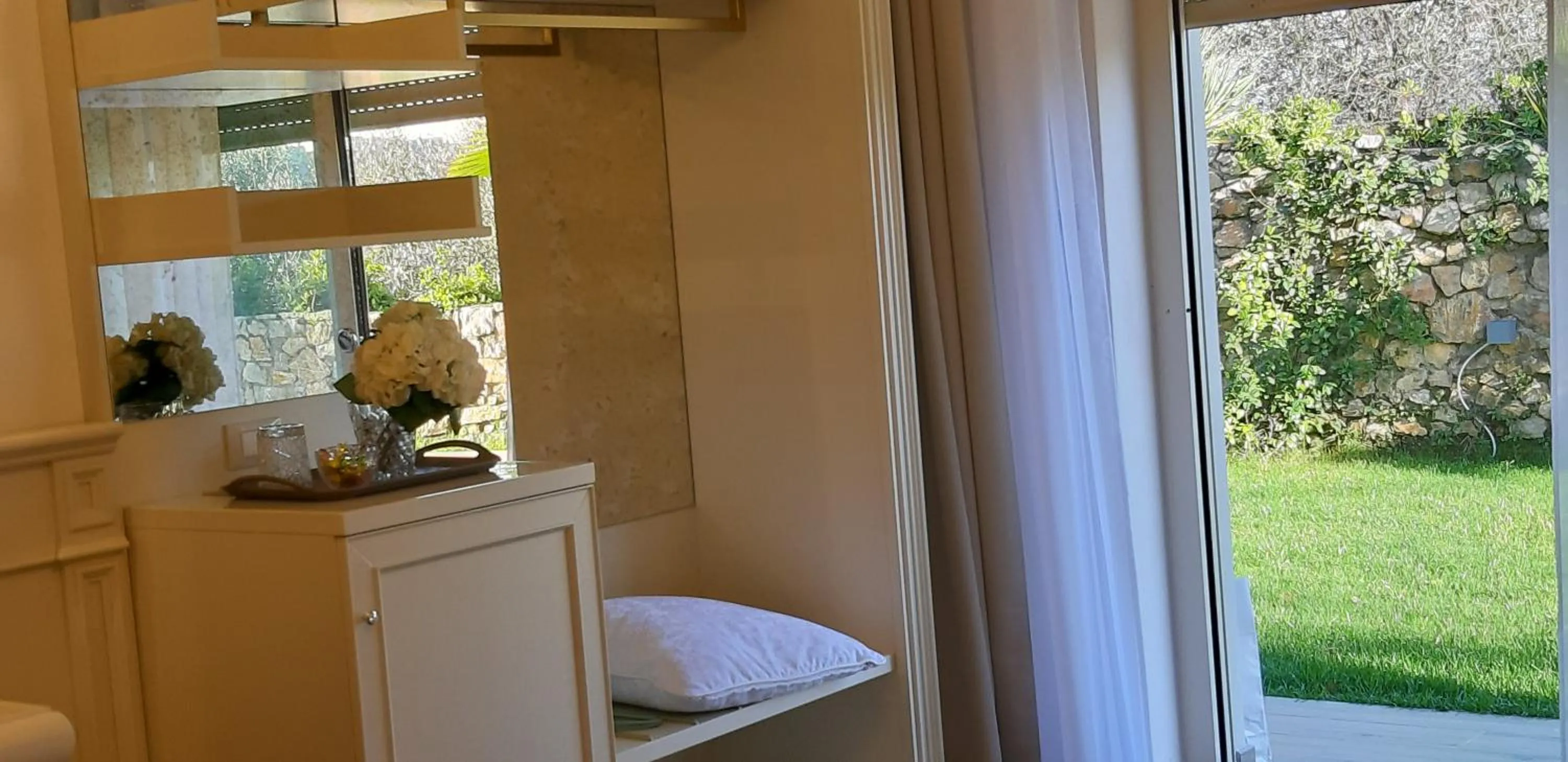 Garden view in Dreams Guest House