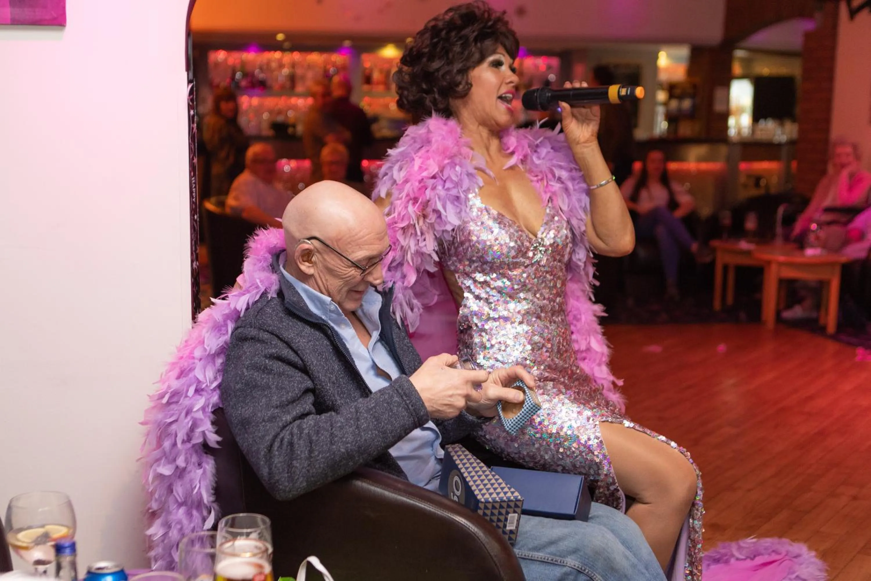 People in Lyndene Hotel