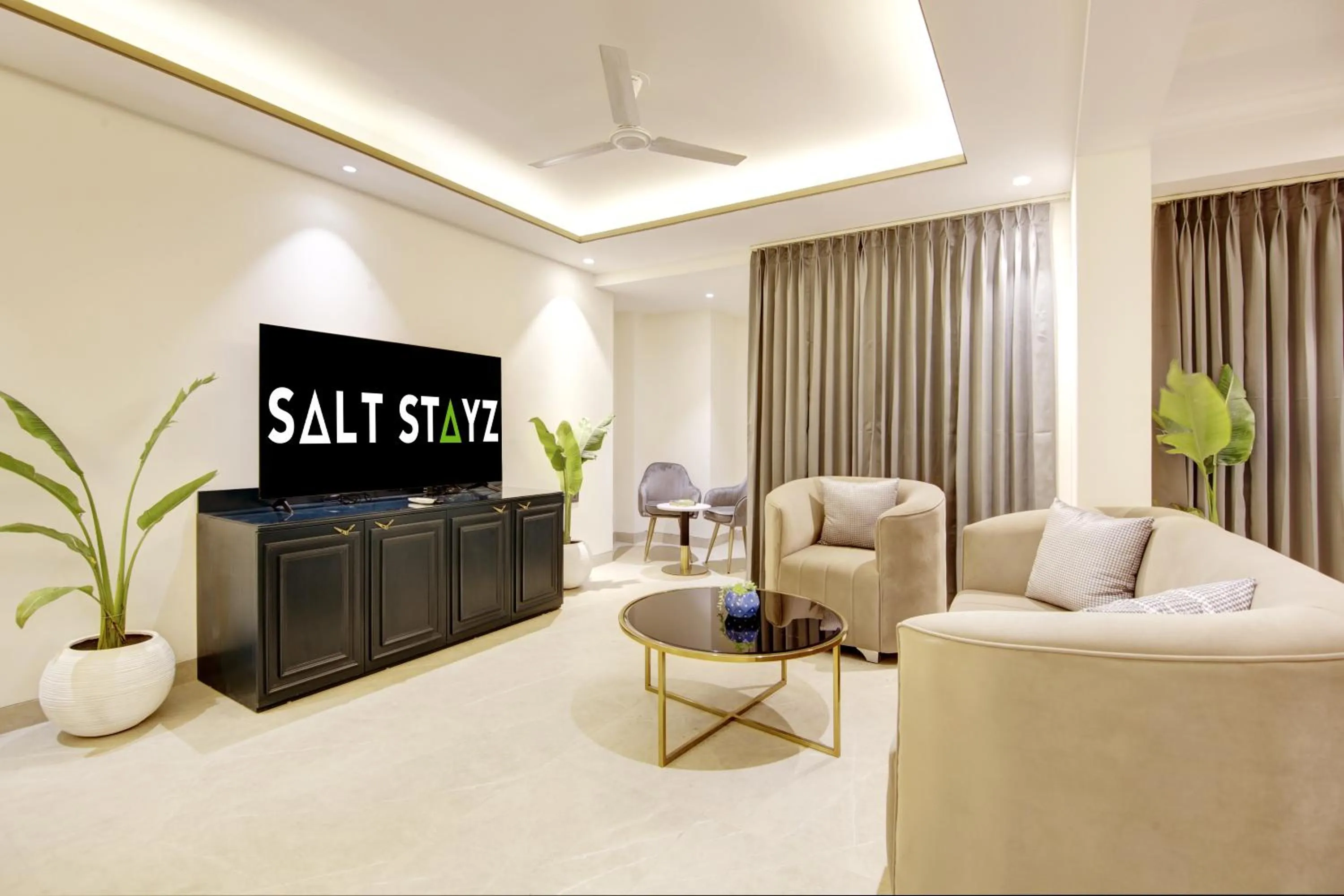 TV and multimedia in Saltstayz Premier - Galleria Market Road & Sector 27