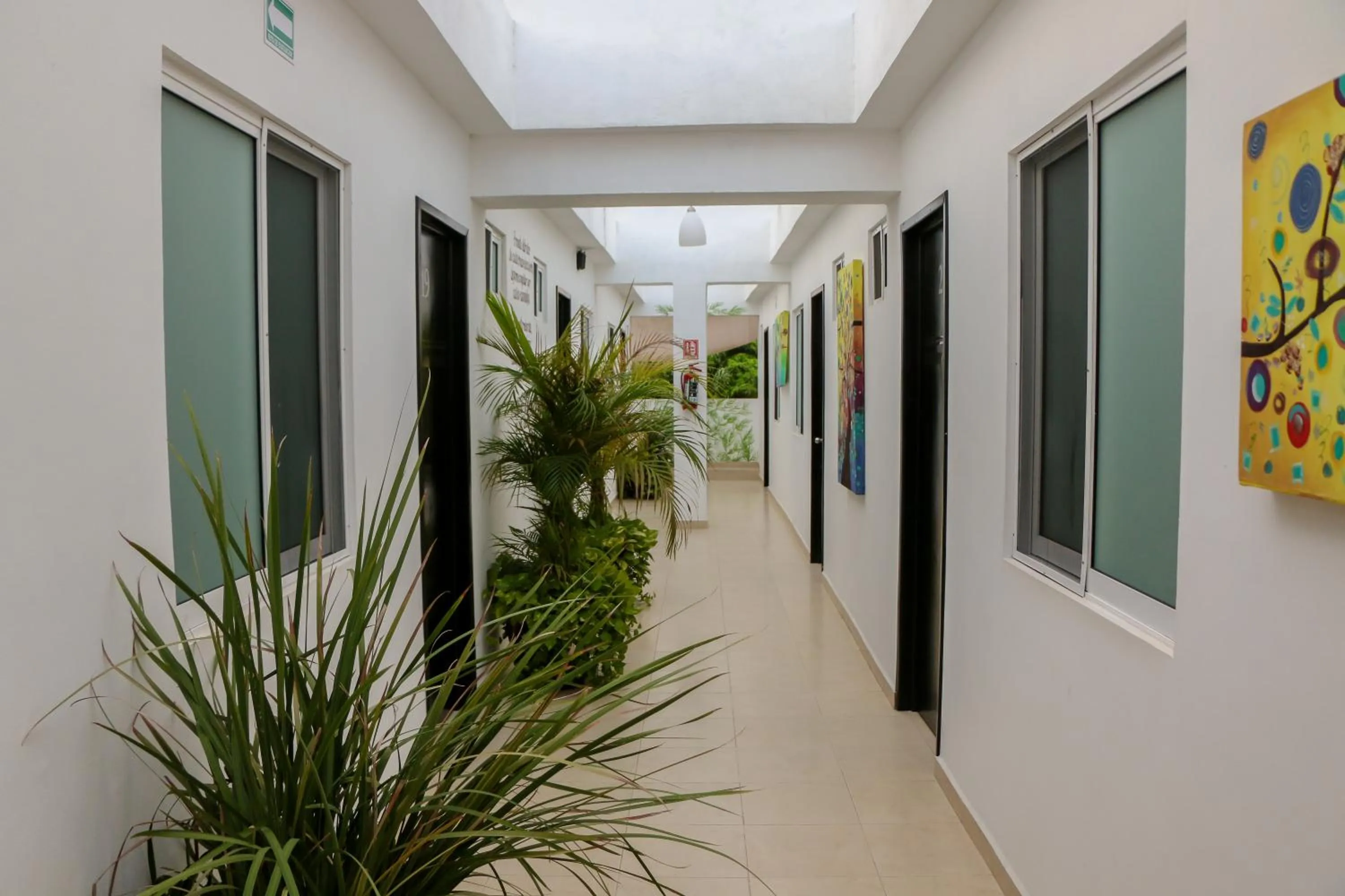 Inner courtyard view in Gayser Apartamentos
