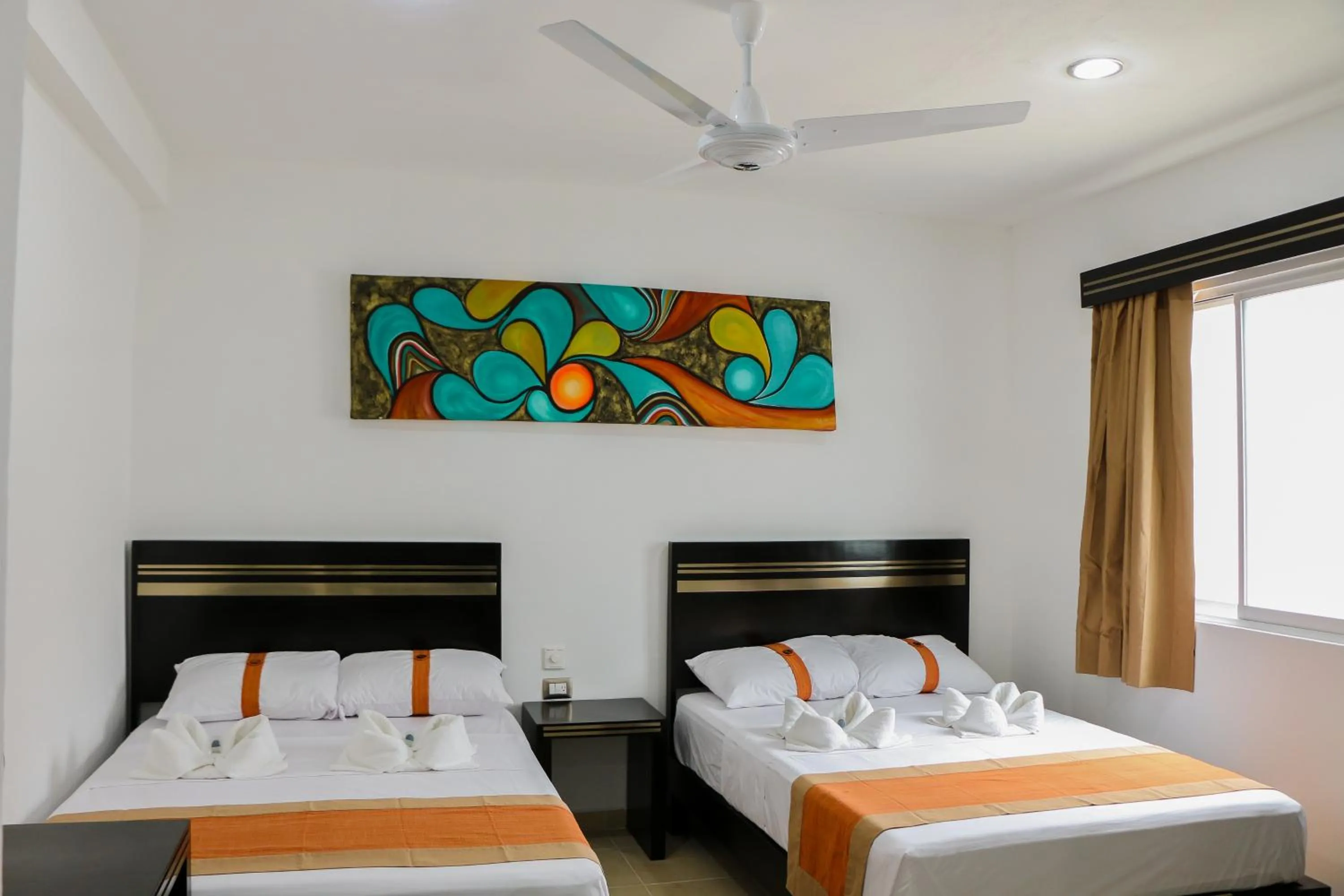 Bed in Gayser Apartamentos