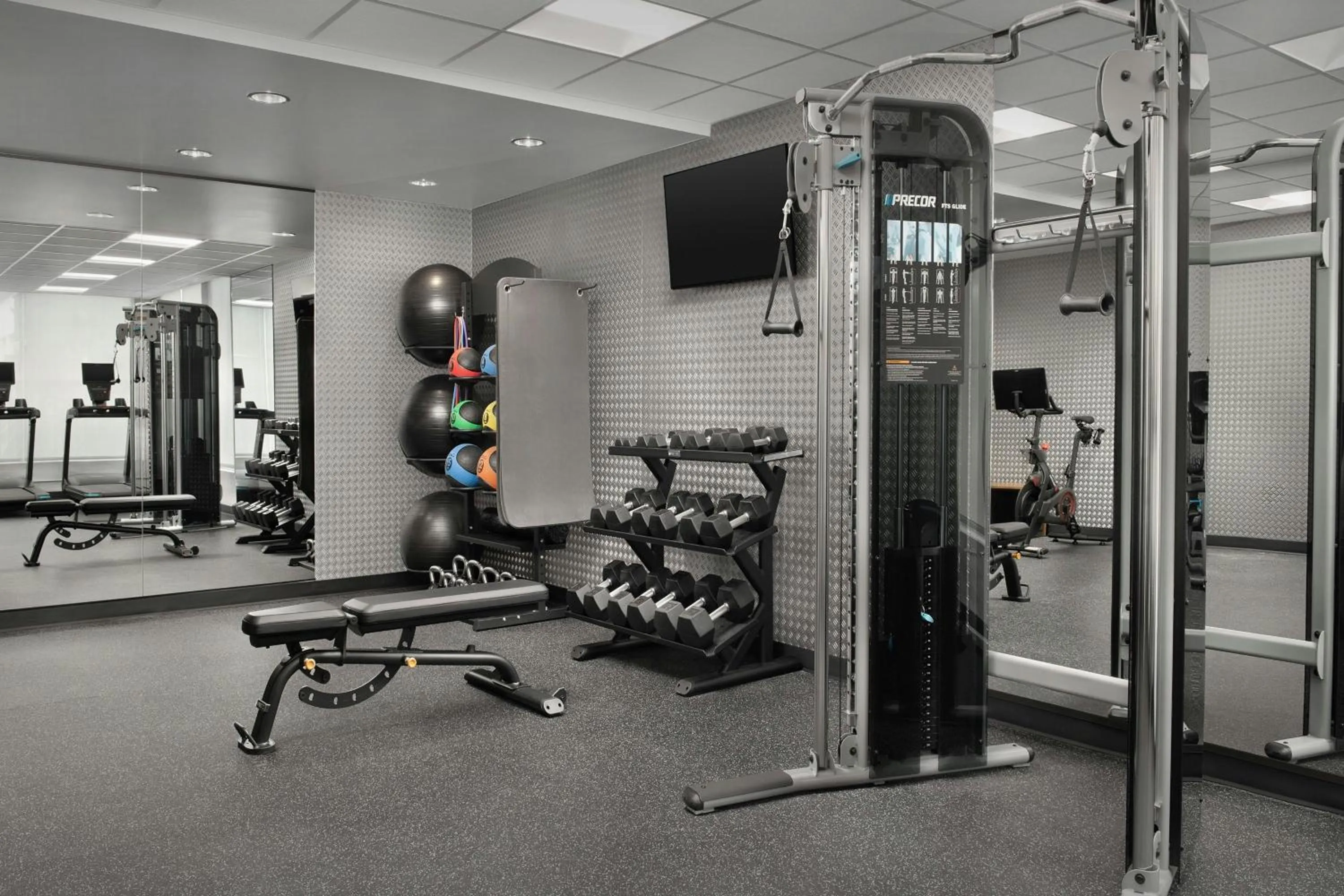 Fitness centre/facilities in Fairfield by Marriott Inn & Suites Portland Newberg