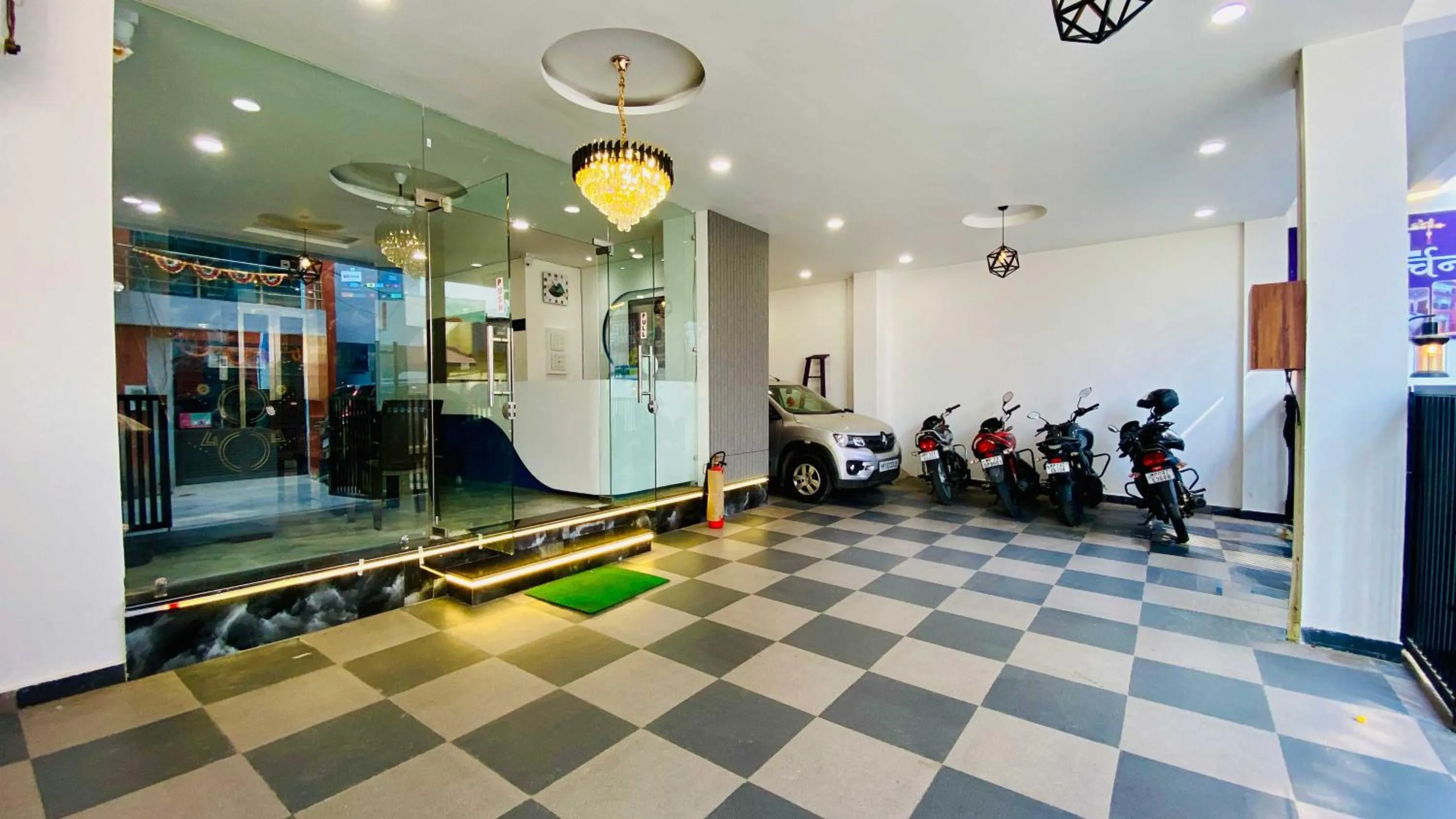 Parking in Hotel Krishnarchana