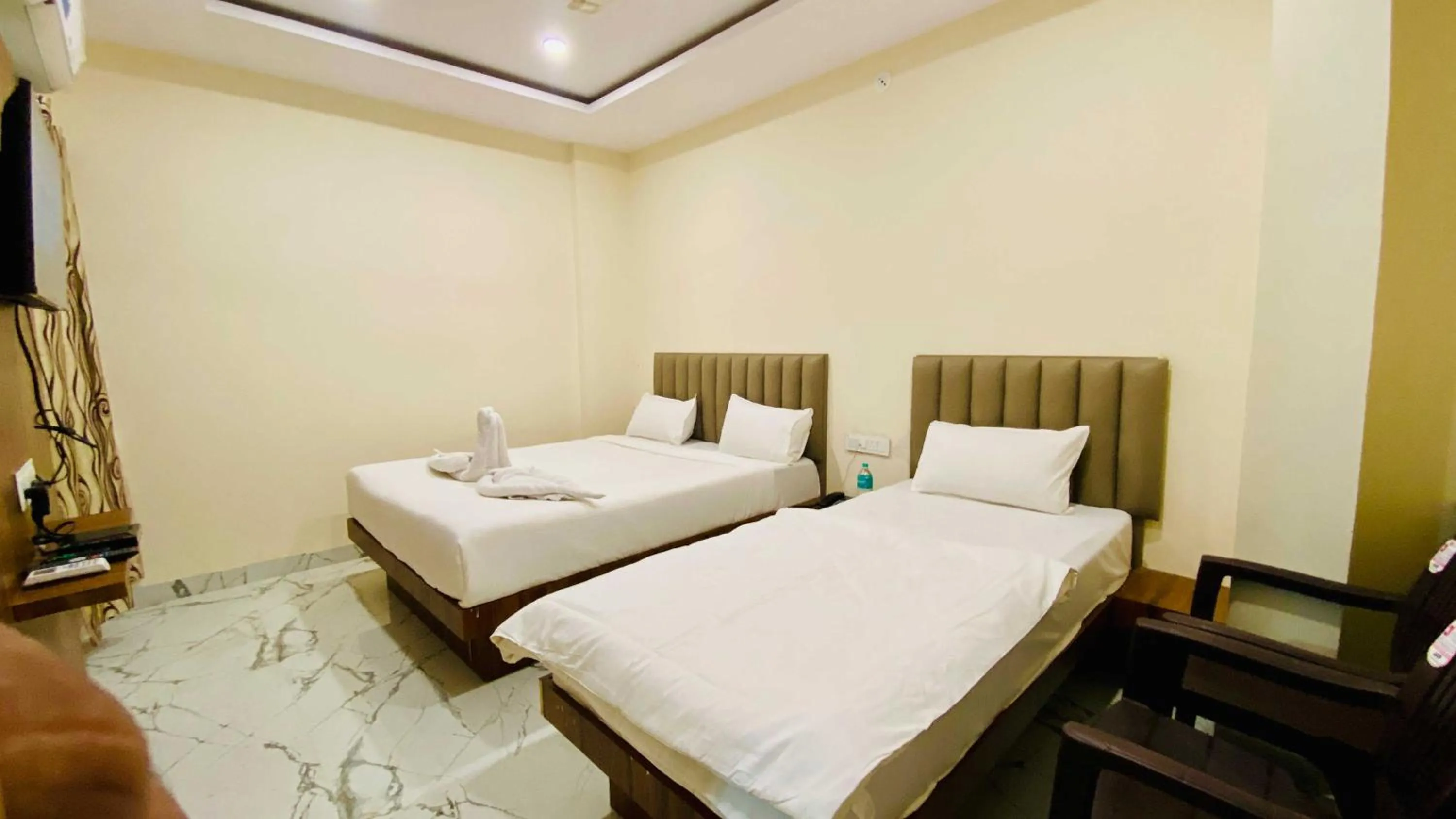 Bed in Hotel Krishnarchana